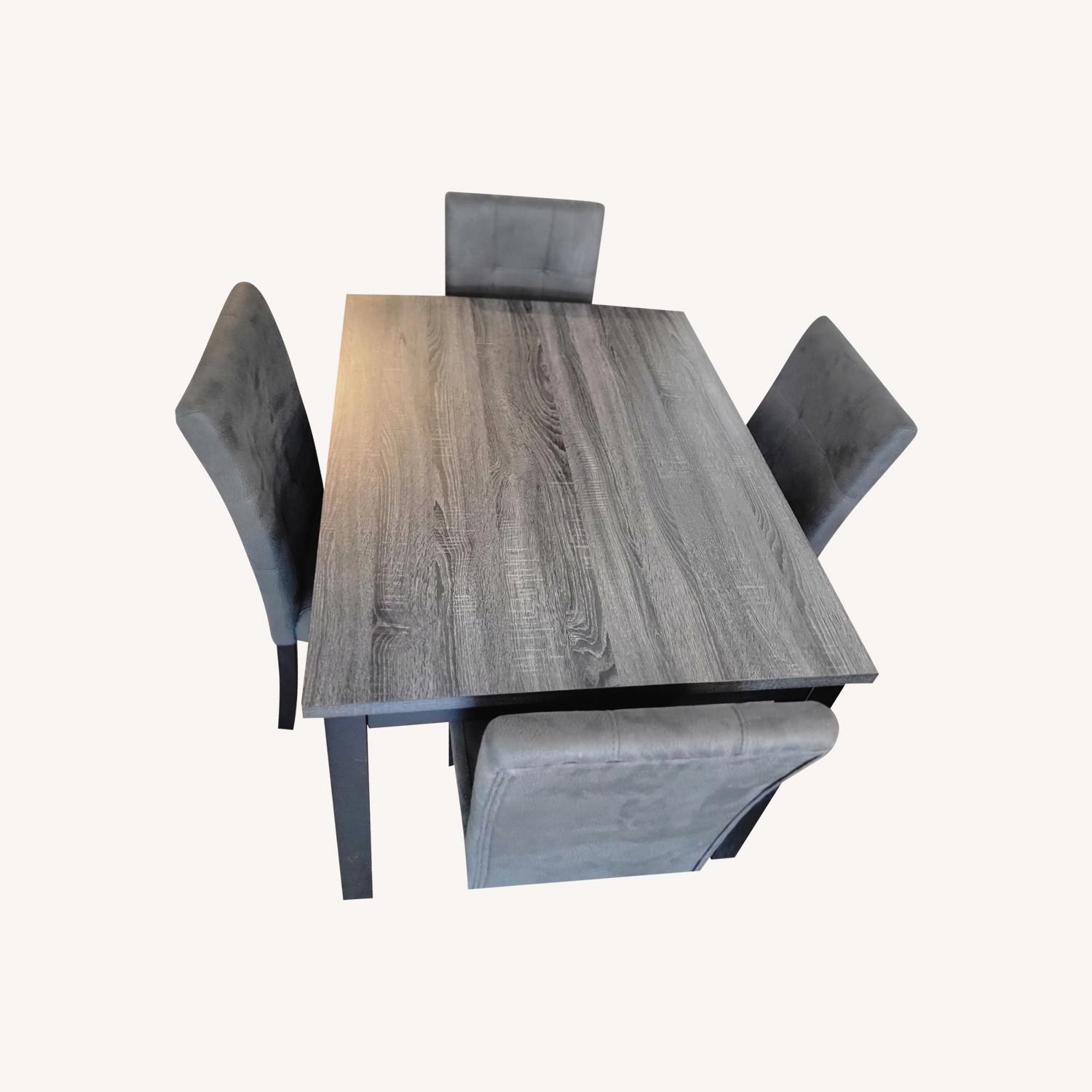 Dining Set One Table Four Chairs - image-0