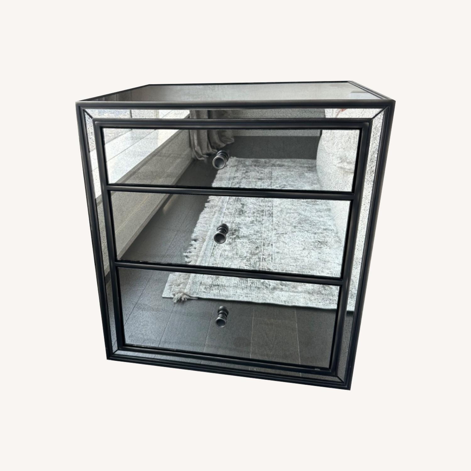 Restoration Hardware Mirrored Nightstand AptDeco