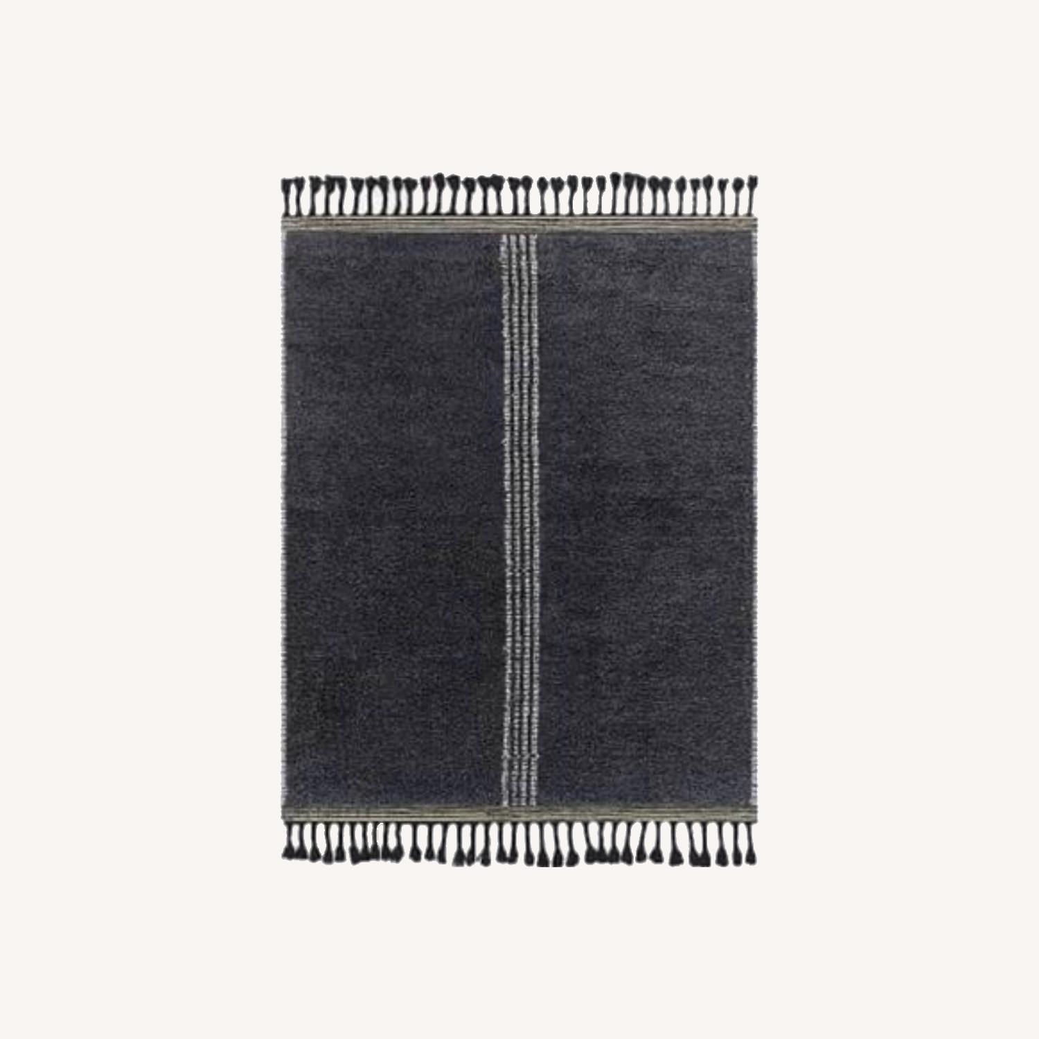 West Elm Charcoal Grey Area Rug - image-0