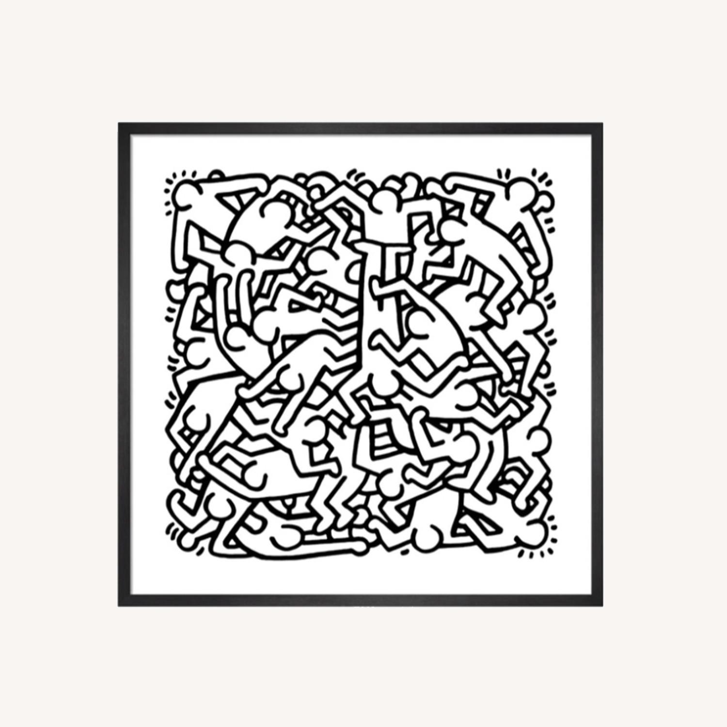 Keith Haring Party of Life Framed Print - image-0
