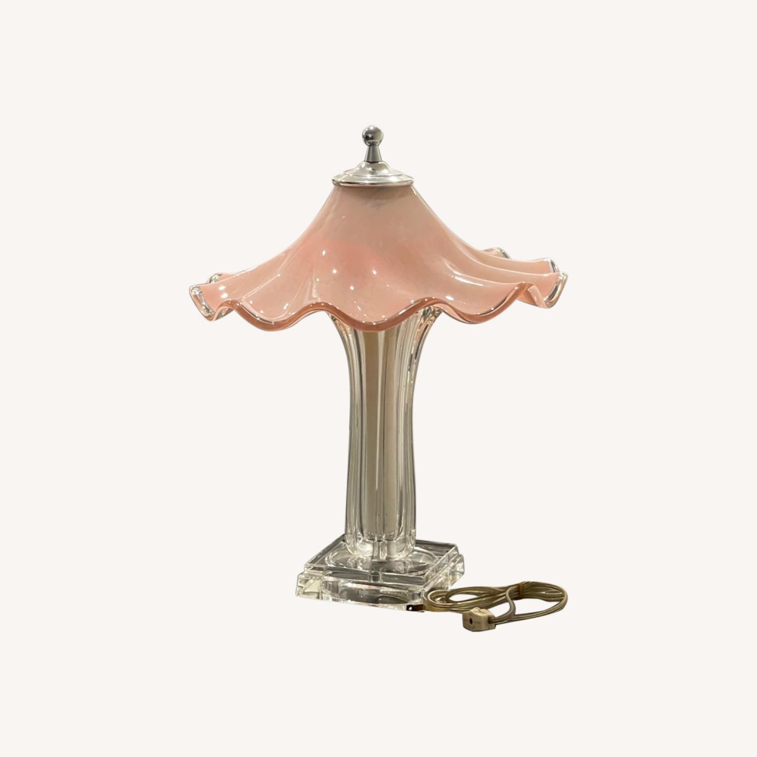 Mid Century Murano Glass Blown Lamp - image-0