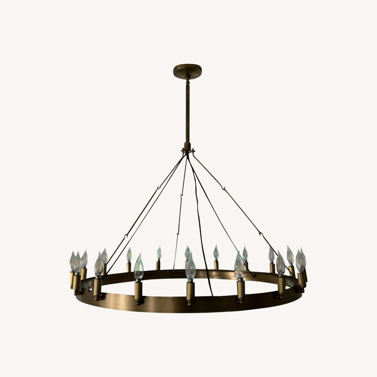 Restoration Hardware Round Chandelier - AptDeco