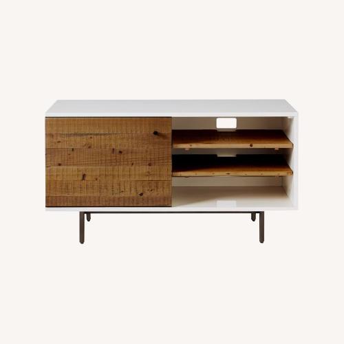West Elm Lacquer Storage Bookshelf AptDeco