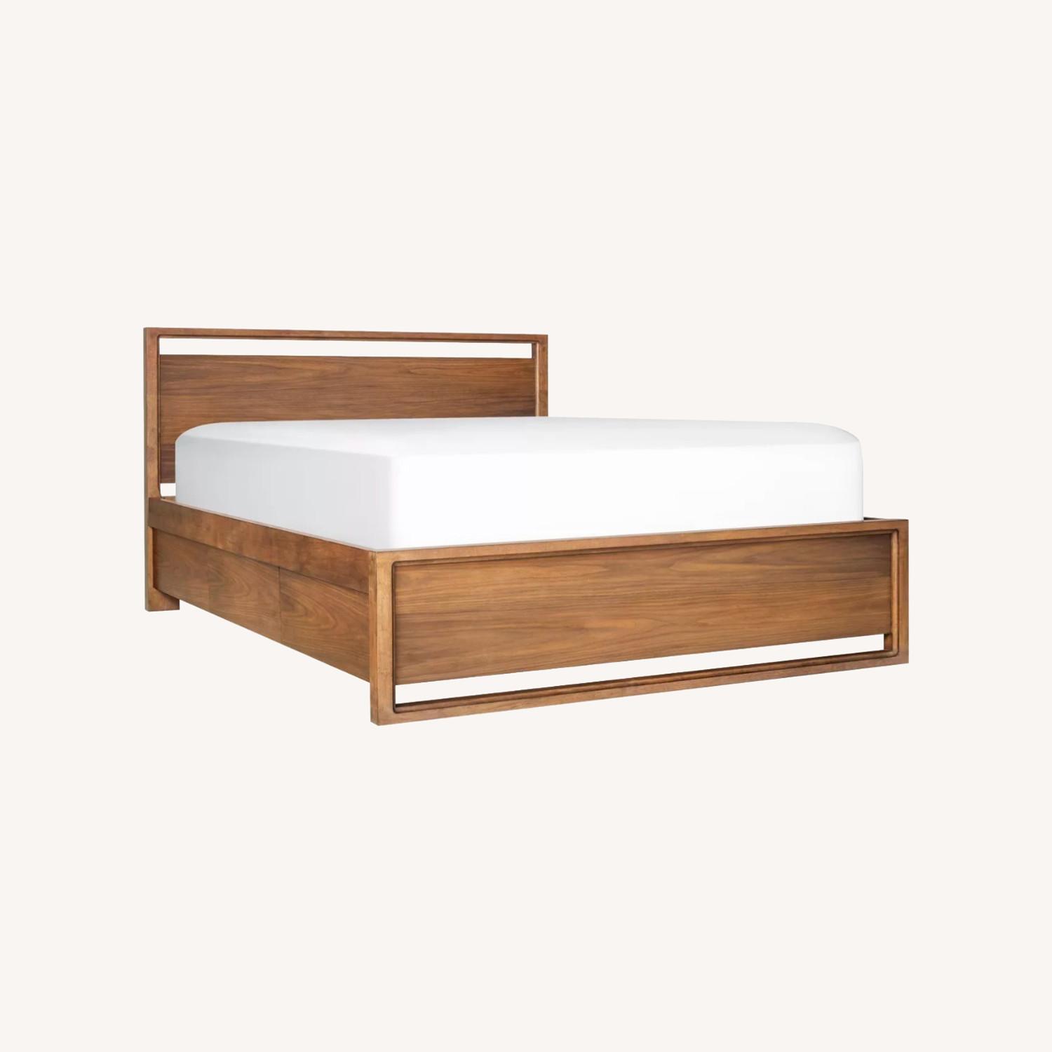 Raymour and Flanigan Aversa Bed Frame with Storage - image-0