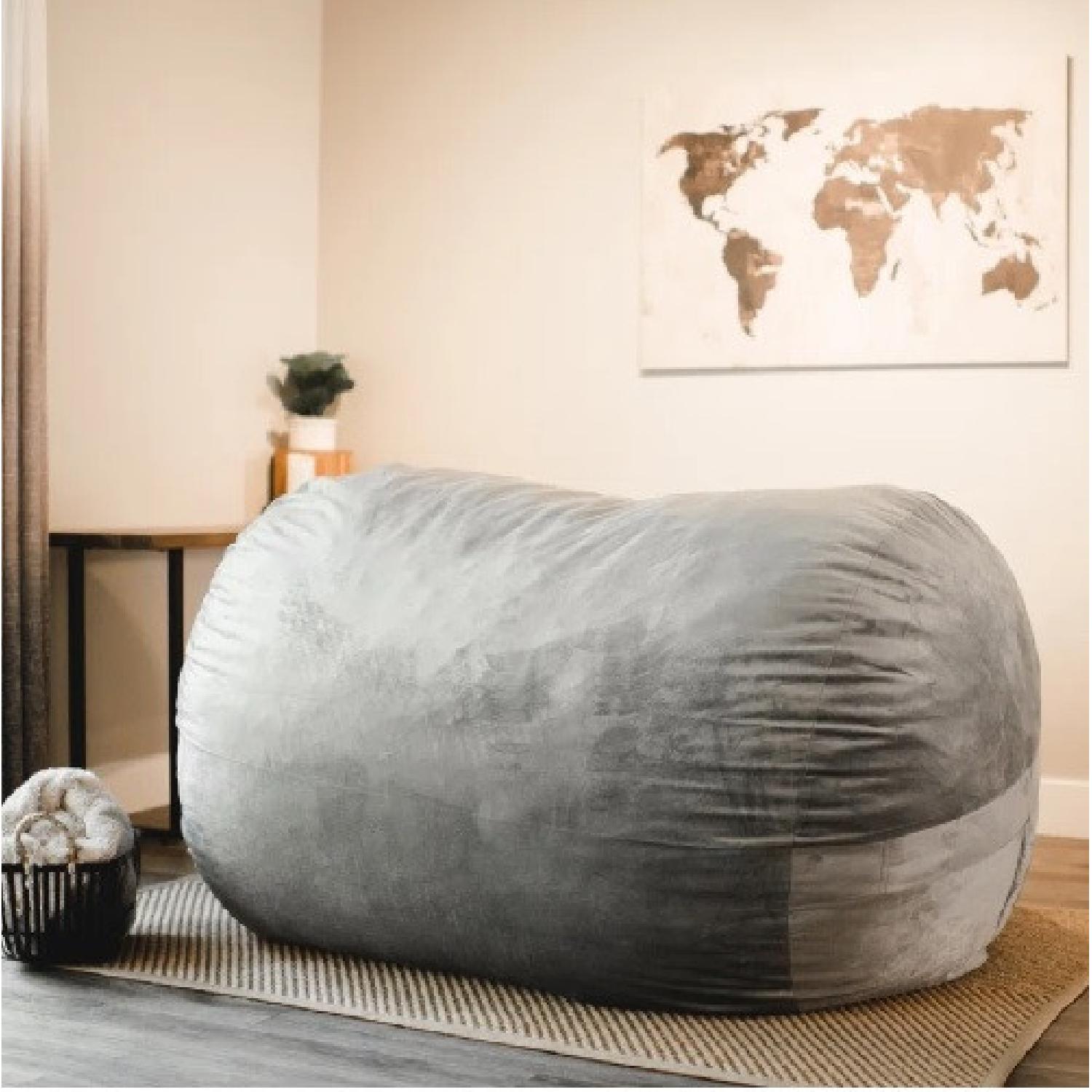 Wayfair Bay Isle Big Joe Beanbag Couch Chair - image-3