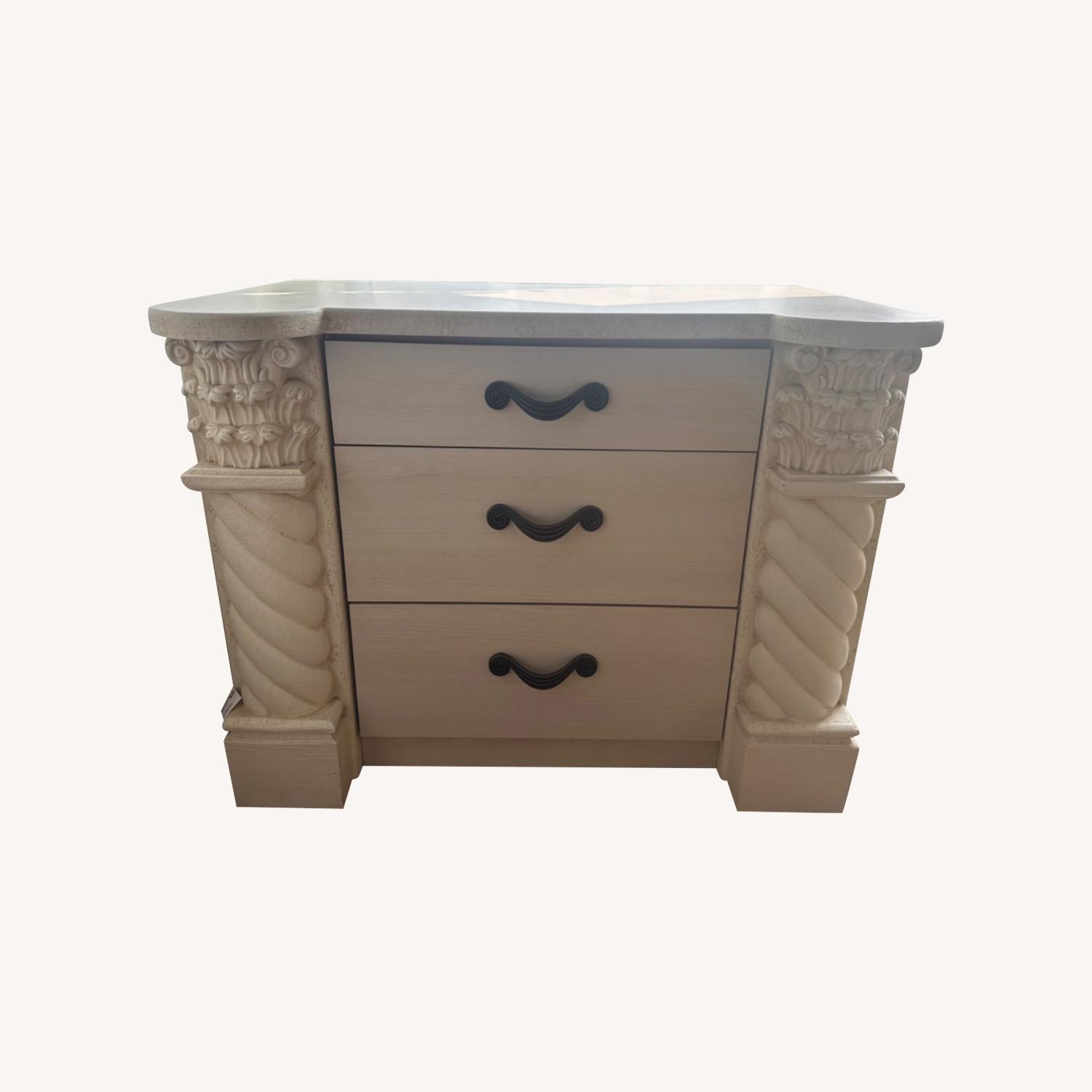 Marble RH look-alike Nightstands - image-0