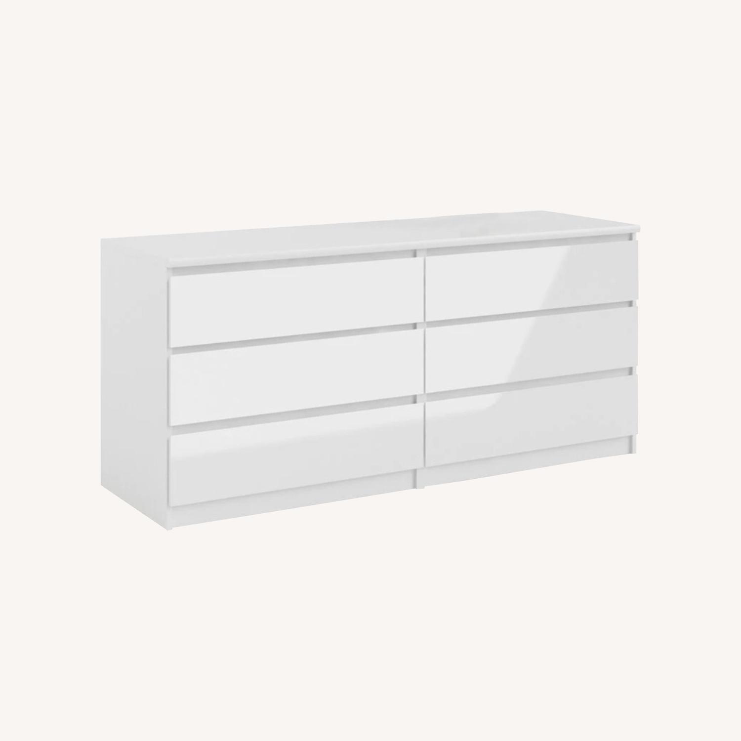 White Double Dresser - image-0