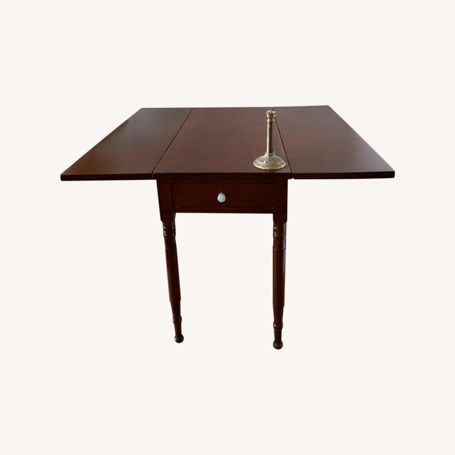 Drop Leaf Antique Table - AptDeco