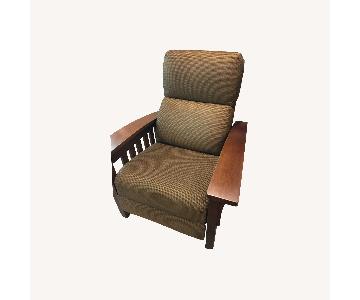 Ethan Allen Upholstered Recliner - AptDeco