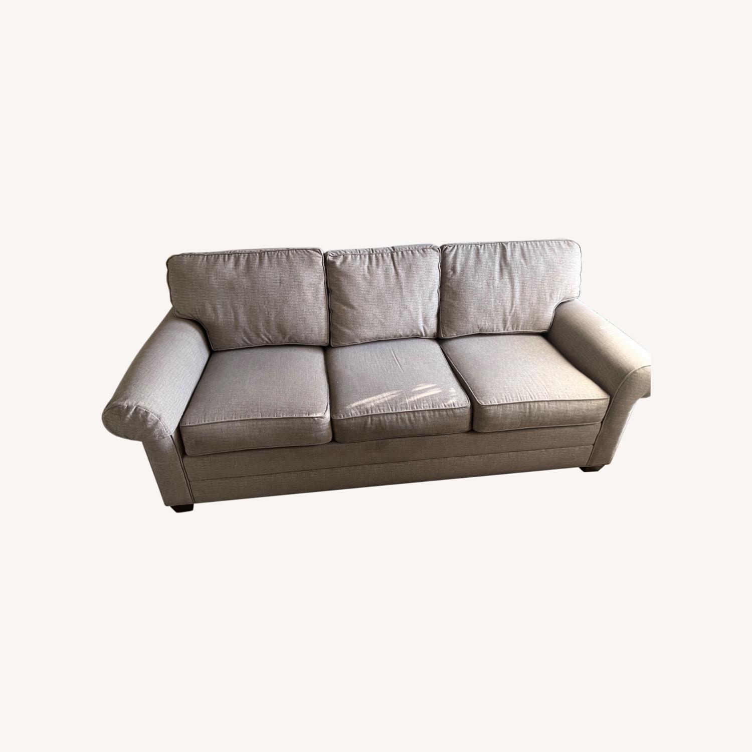 Gray Ethan Allen 3 Seat Sofa - image-0