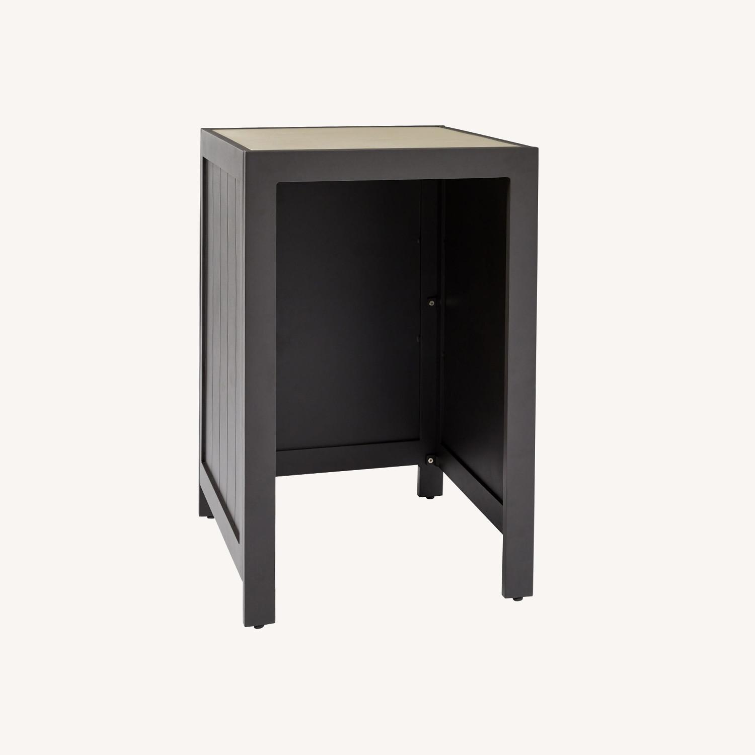 West Elm Portside Aluminum Kitchen Corner AptDeco