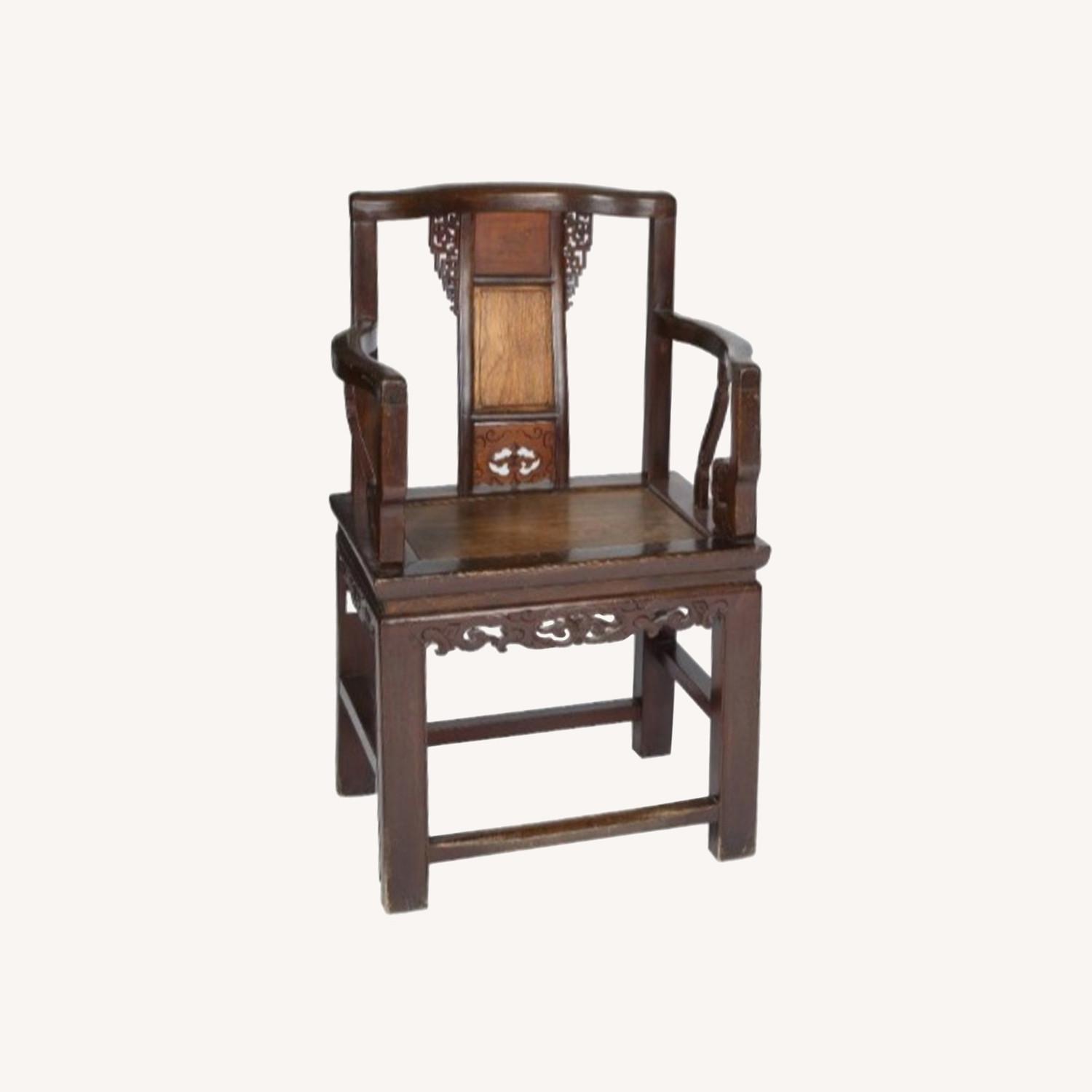 Chinese Softwood Armchairs (pair) - image-0