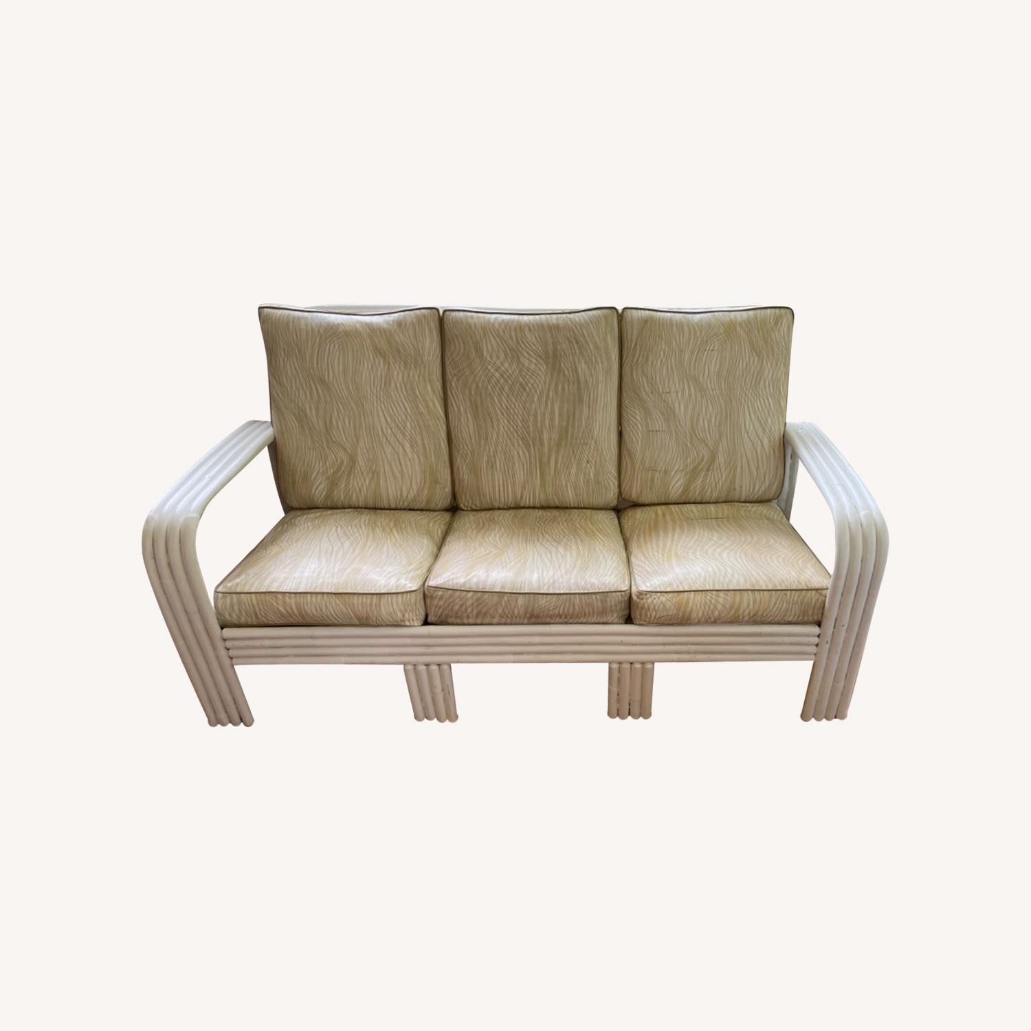 Very Comfortable Bamboo Couch - image-0