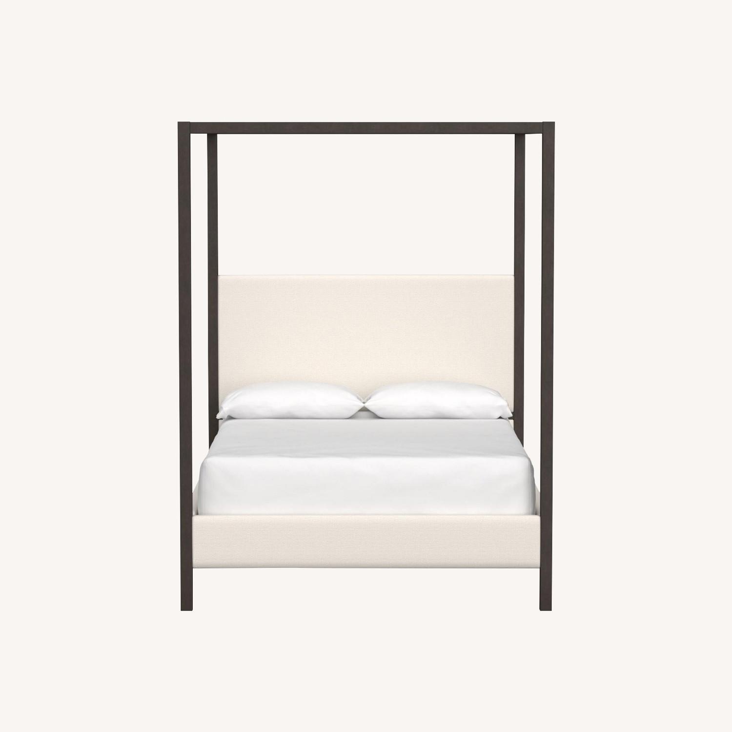 Pottery Barn Atwell Metal Canopy Bed AptDeco