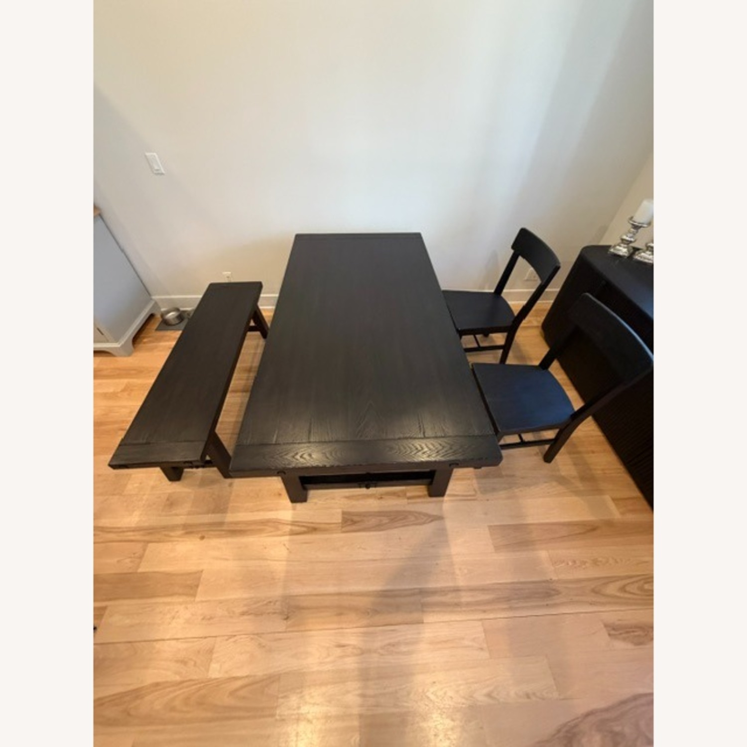 Pottery Barn Benchwright Dining Table, Black - image-10