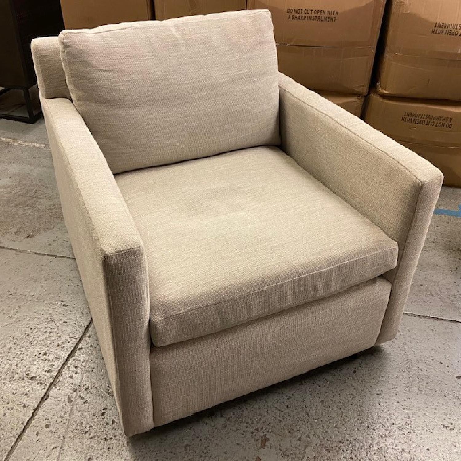 West Elm Marin Swivel Chair - image-5