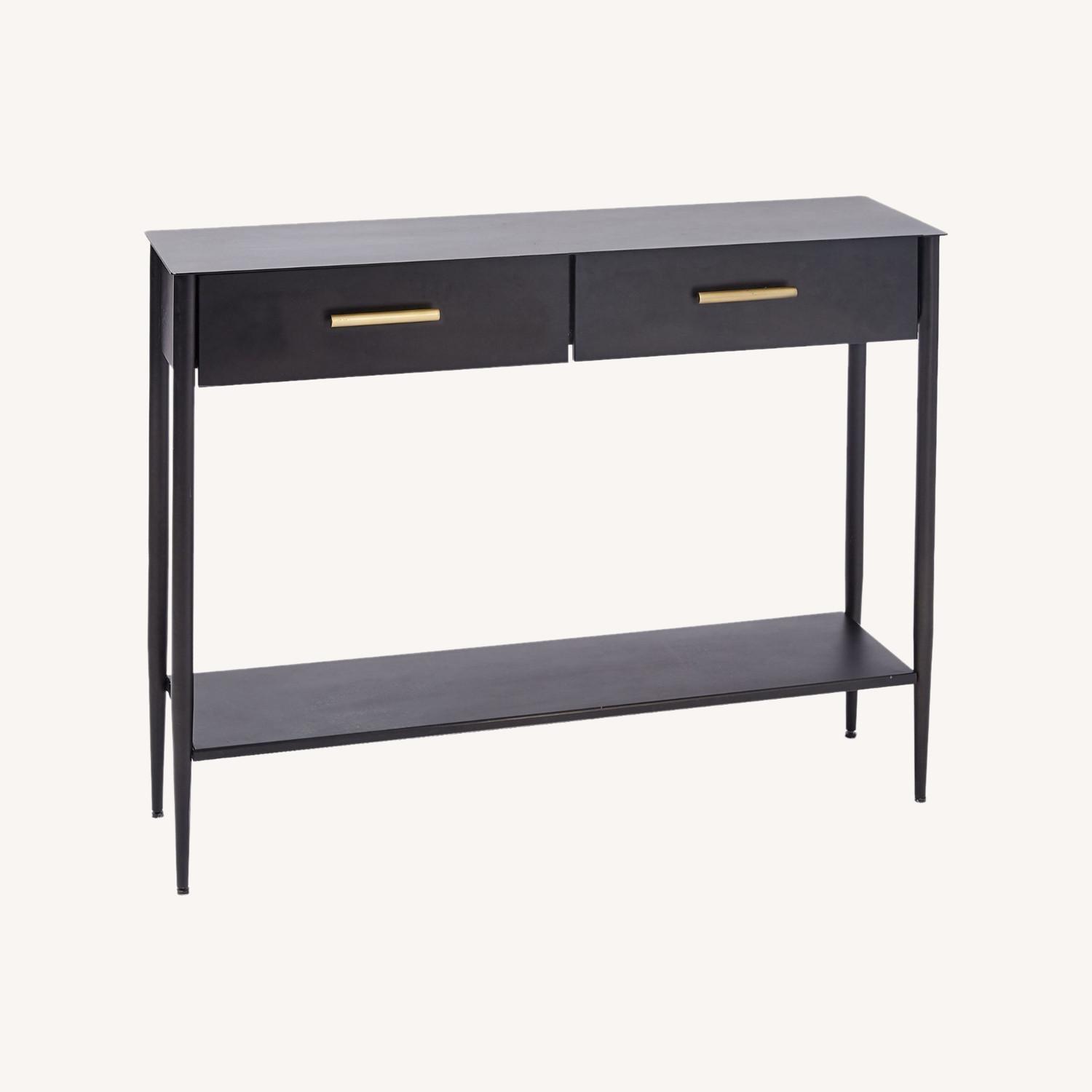 West Elm Metalwork Console 42" - image-0