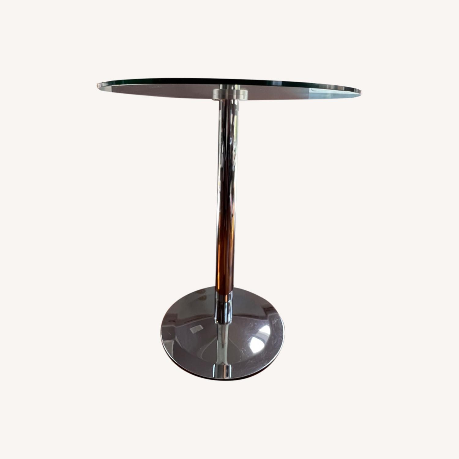 SohoConcept Countertop Glass Pedestal Dining Table AptDeco
