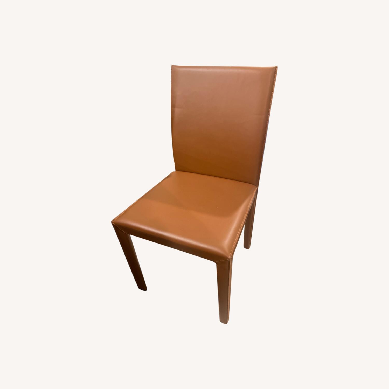 Crate and Barrel Folio Chairs Whisky AptDeco