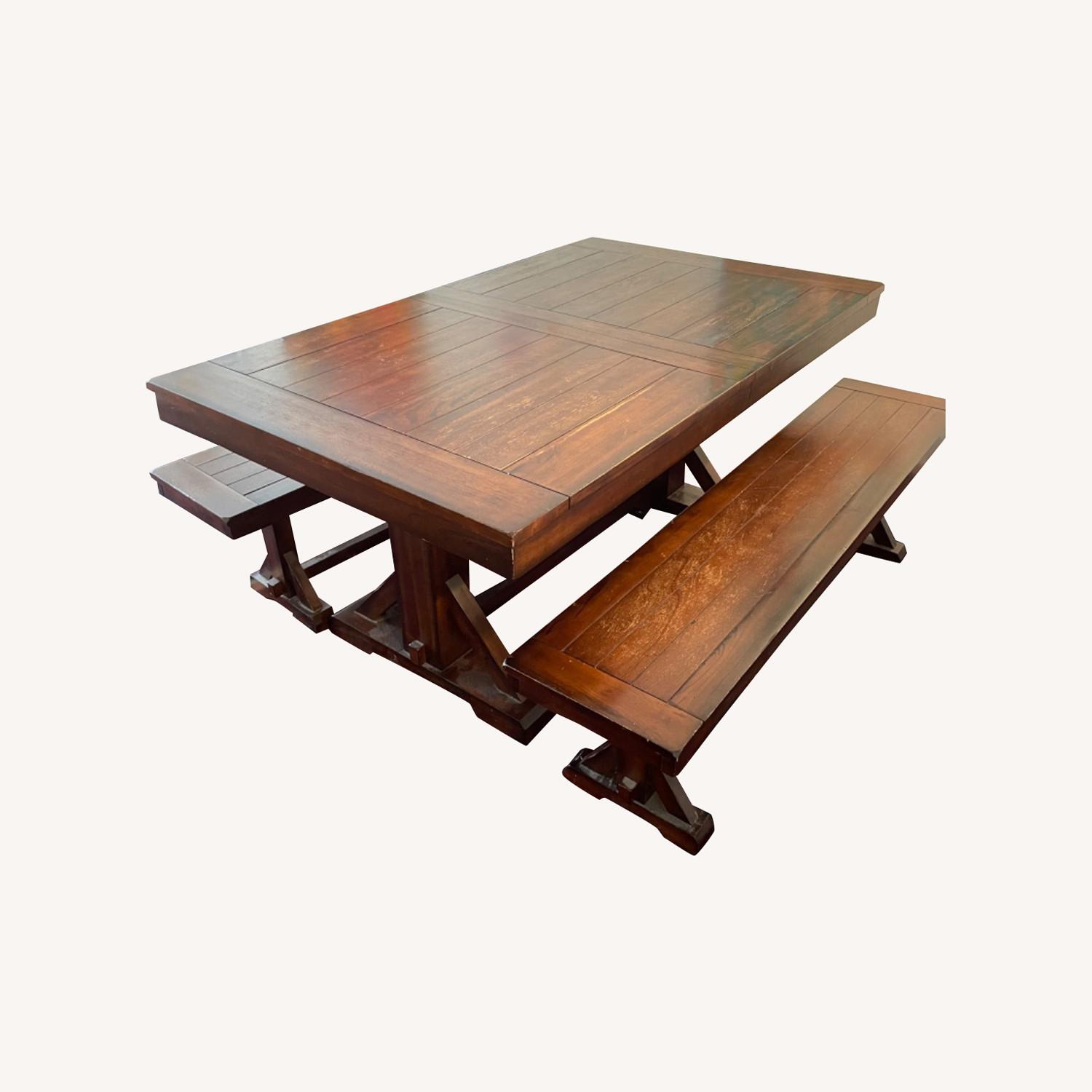 Solid Wood Dining Set - image-0