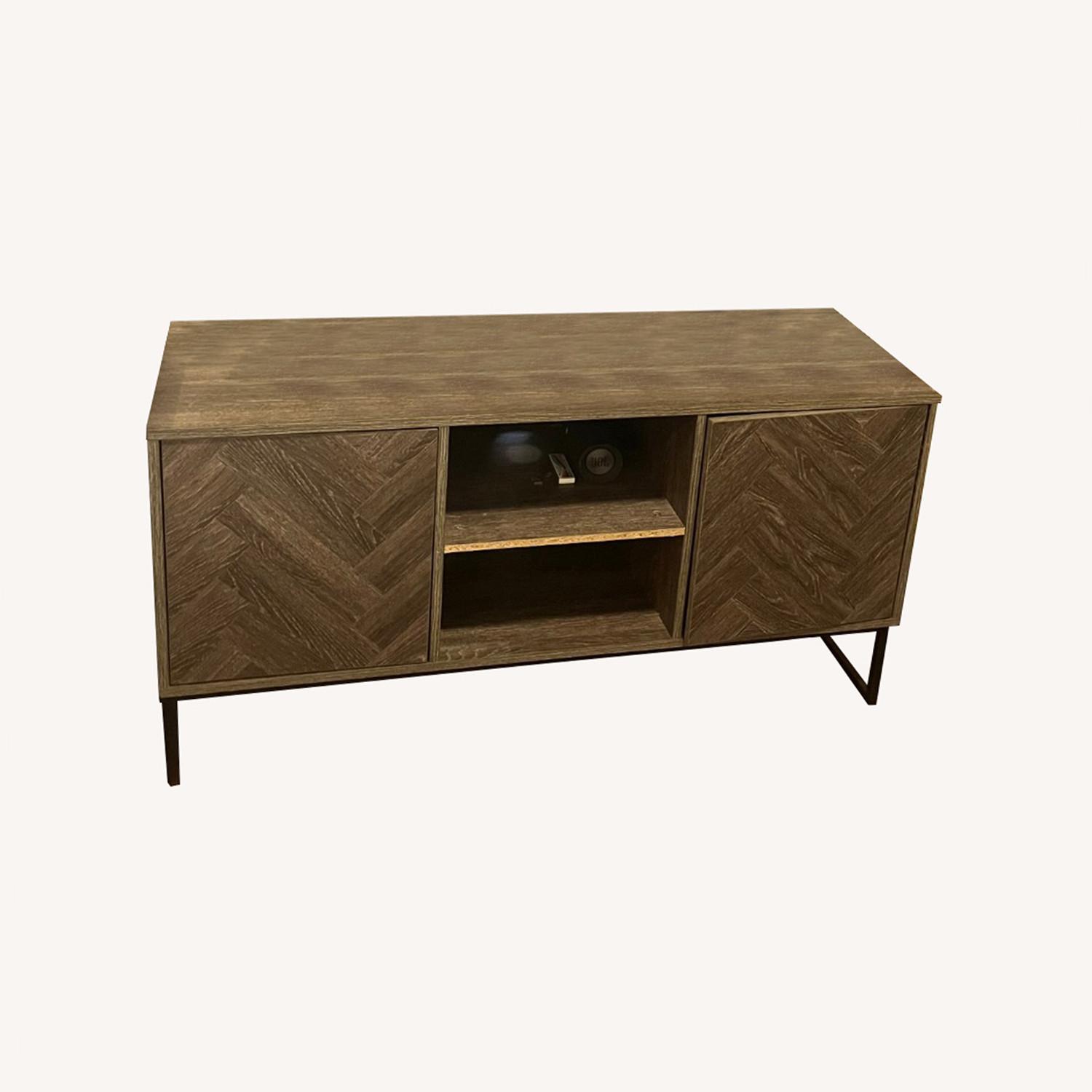 Grey Media Console - image-0