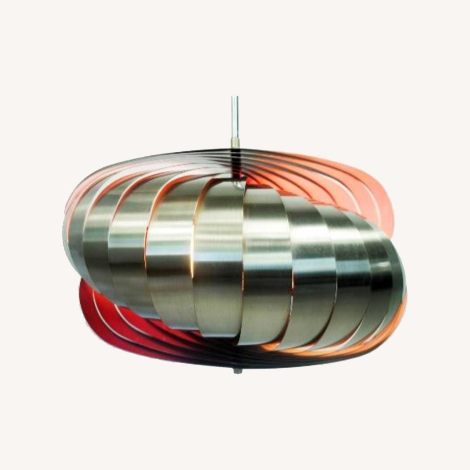 Vintage Steel Spiral Pendant - image-0