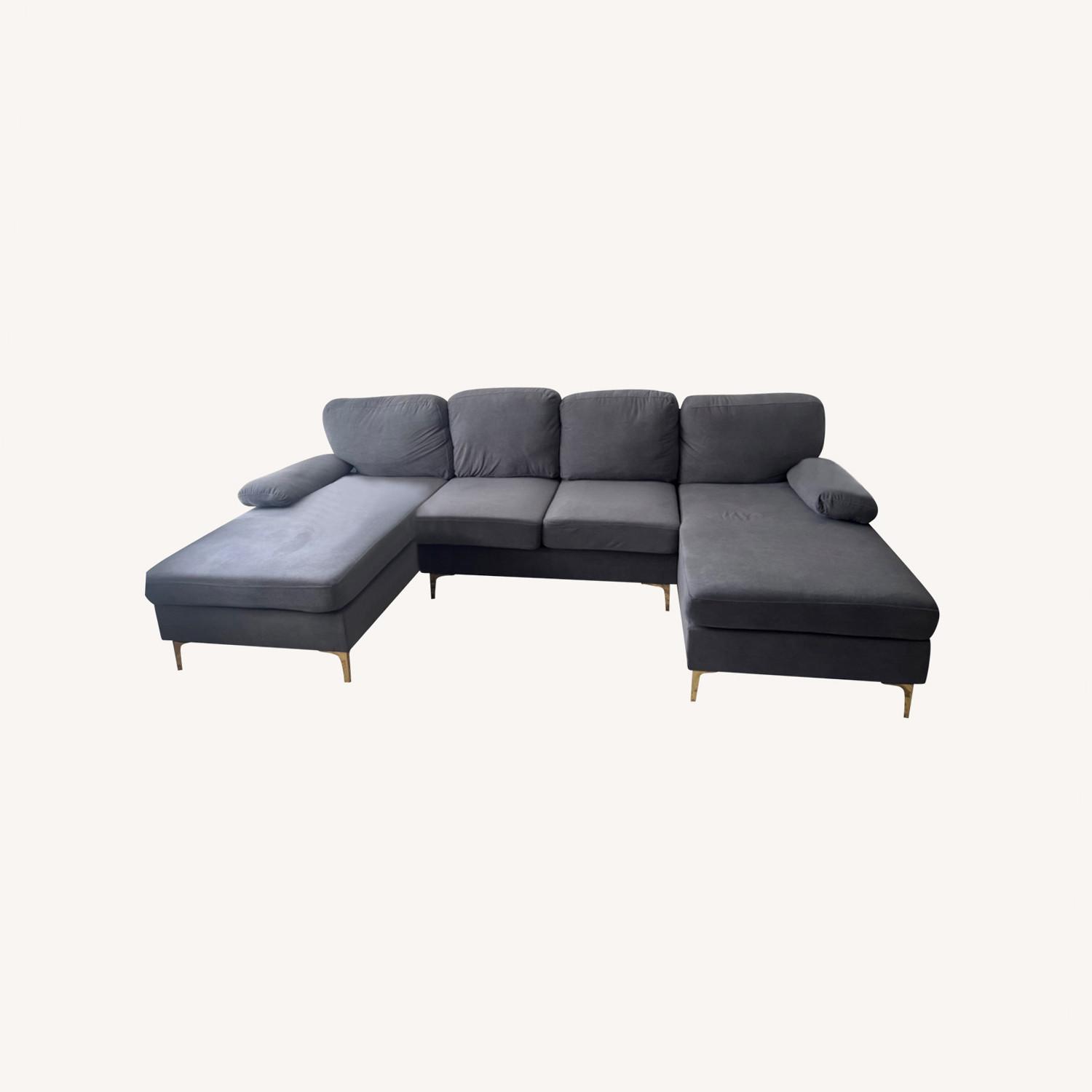 Amulya 3-piece Upholstered Sectional by Wade Logan - image-0