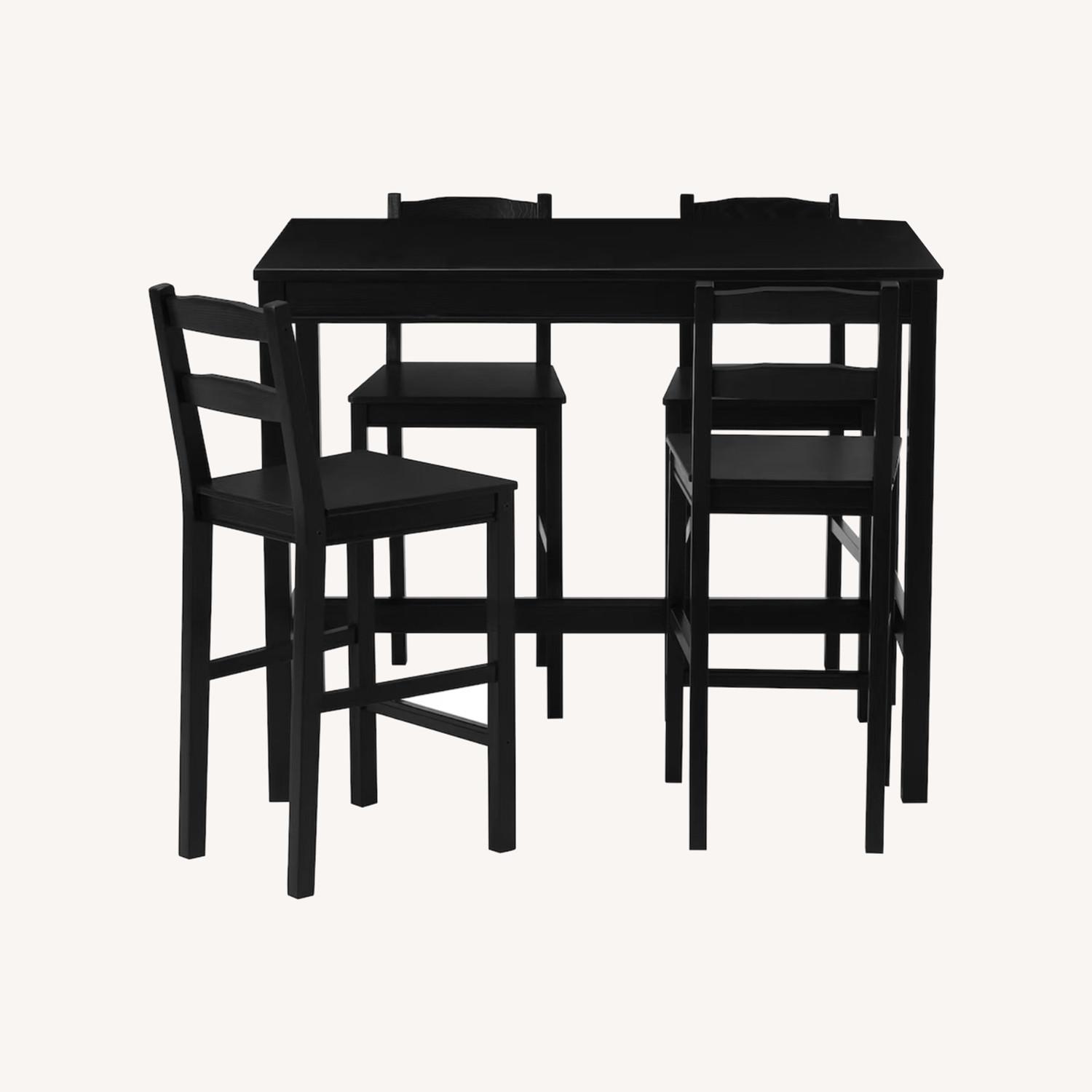IKEA Bar Table & 4 Stools AptDeco