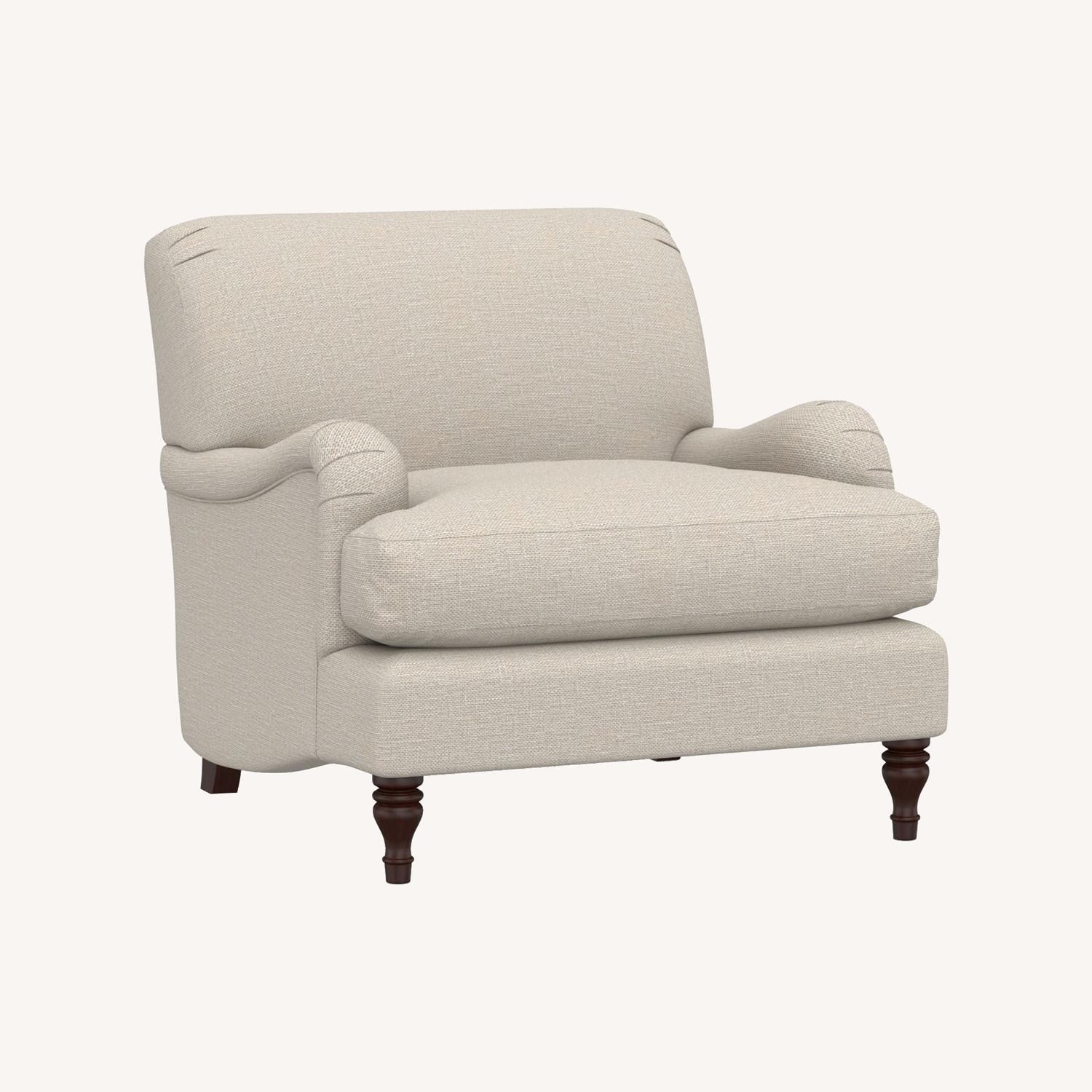 Pottery Barn Carlisle EnglishArm Tightback Armchair AptDeco