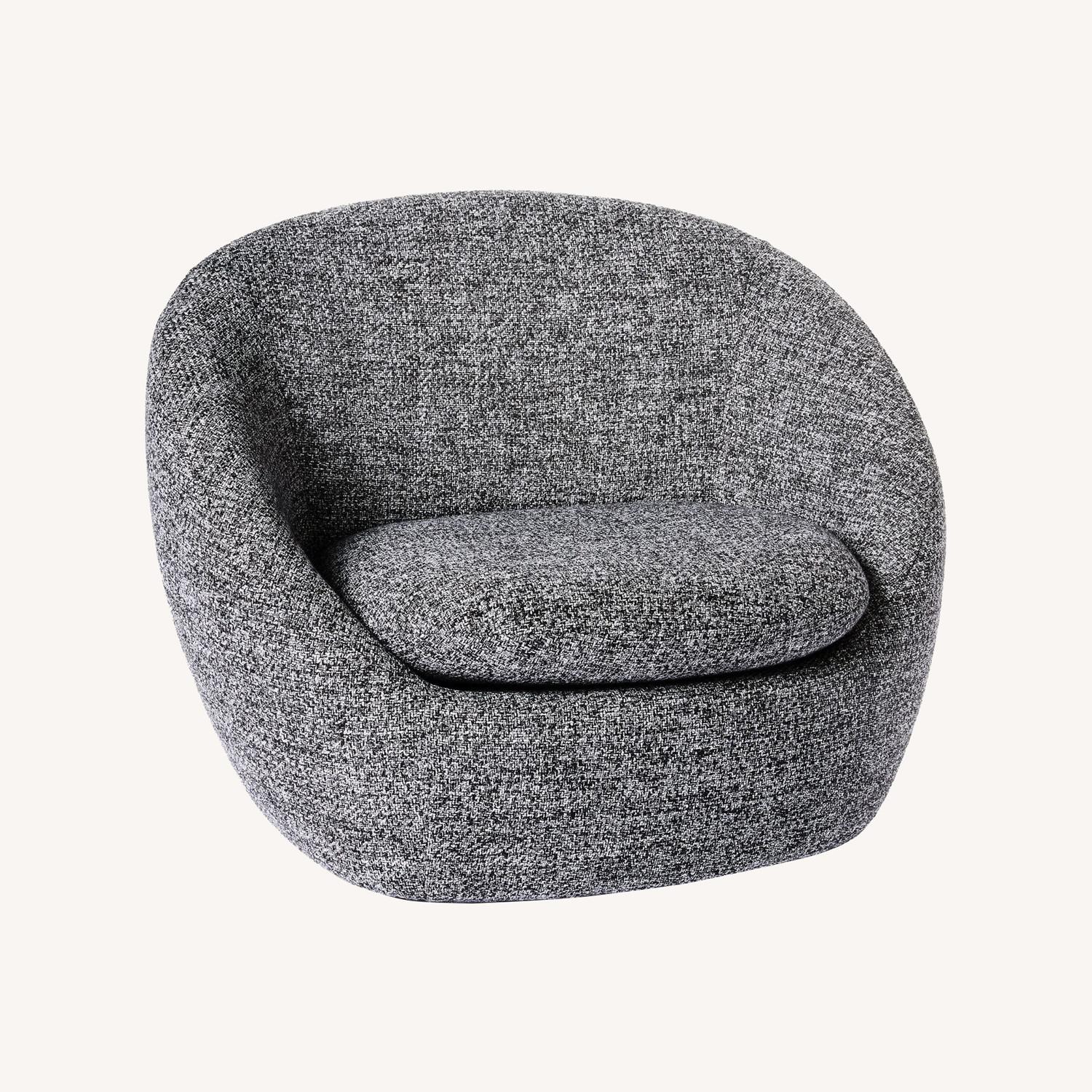 West Elm Cozy Swivel Chair - image-0