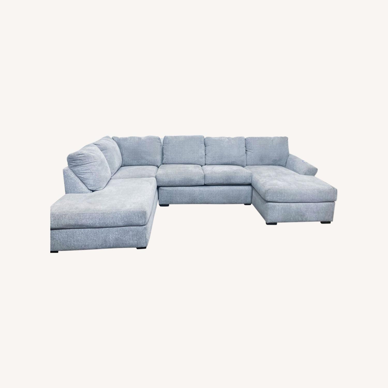 Broyhill Double Chaise Sectional - image-0