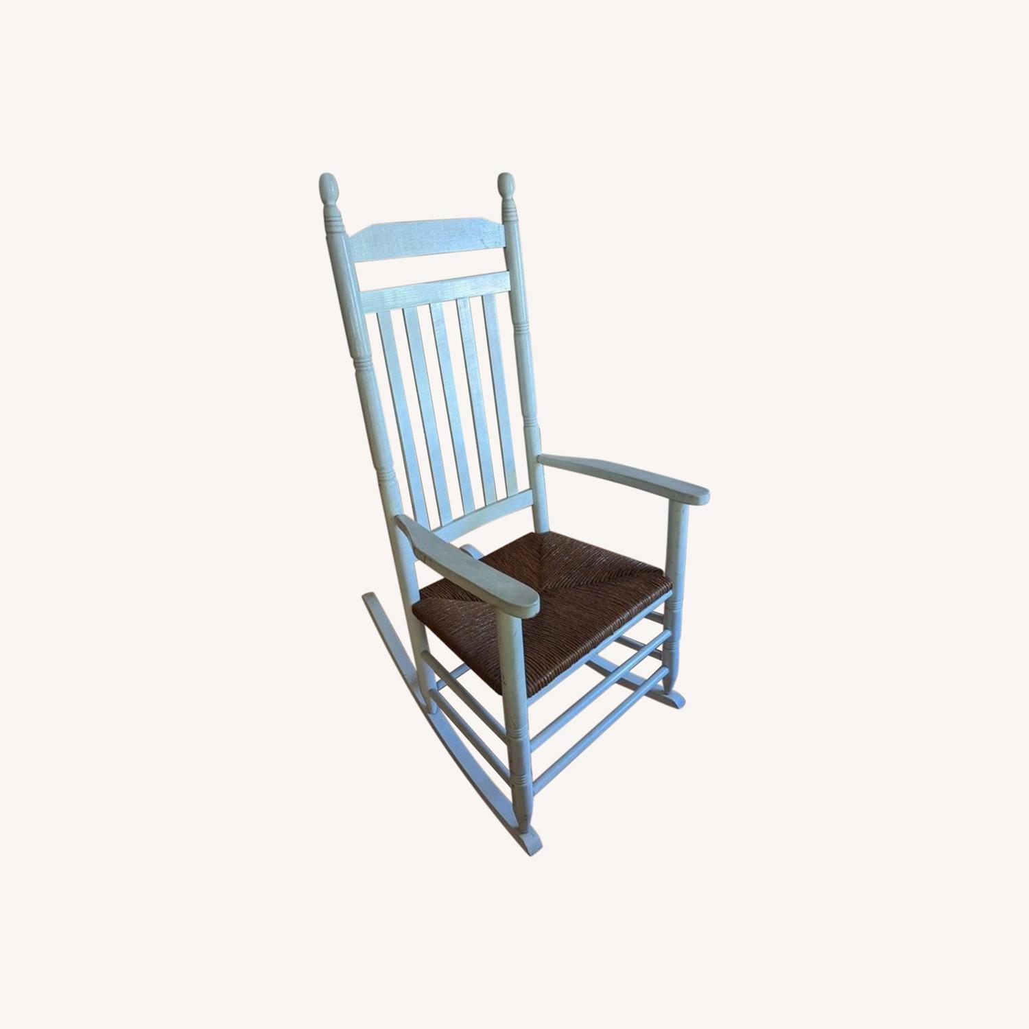 High-back Wooden Rocking Chair - image-0