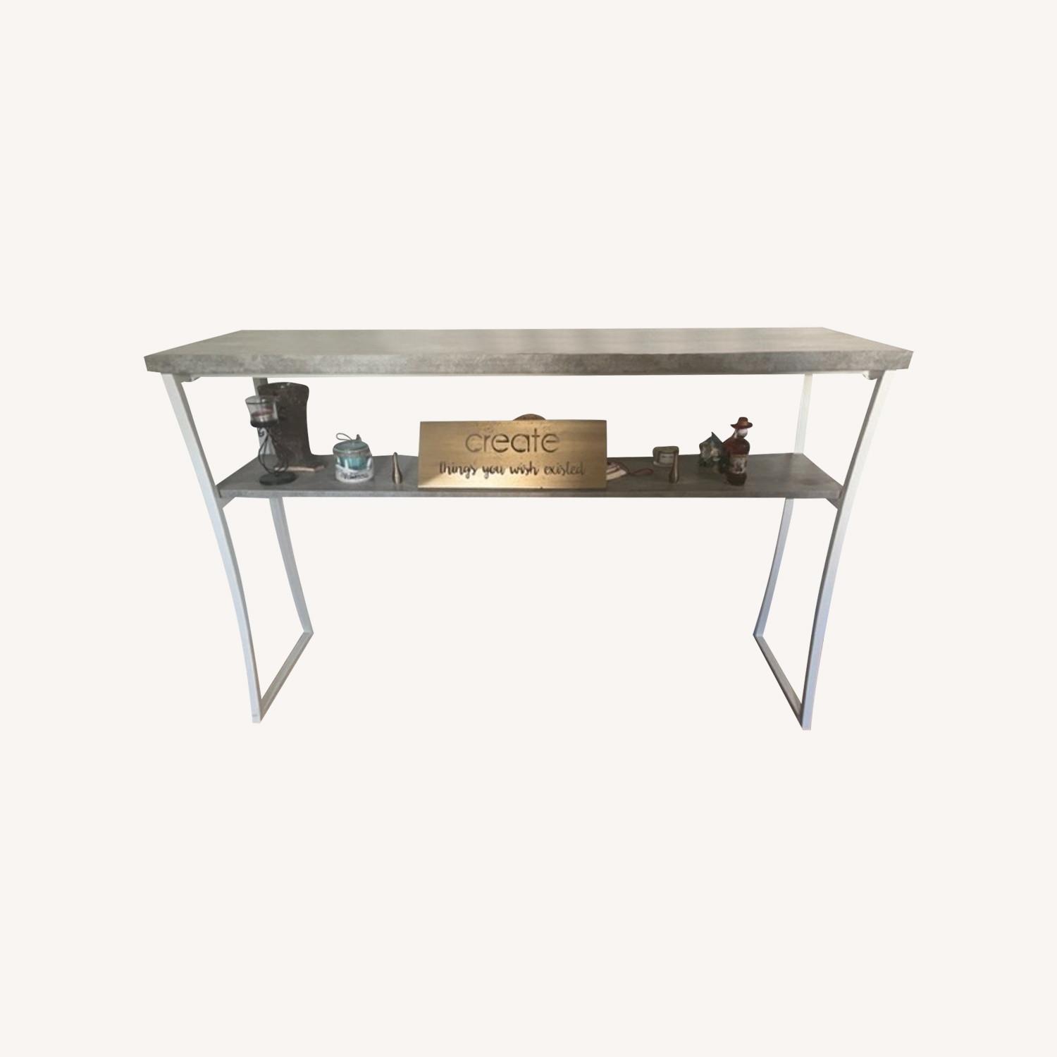 Grey Entryway Table - image-0