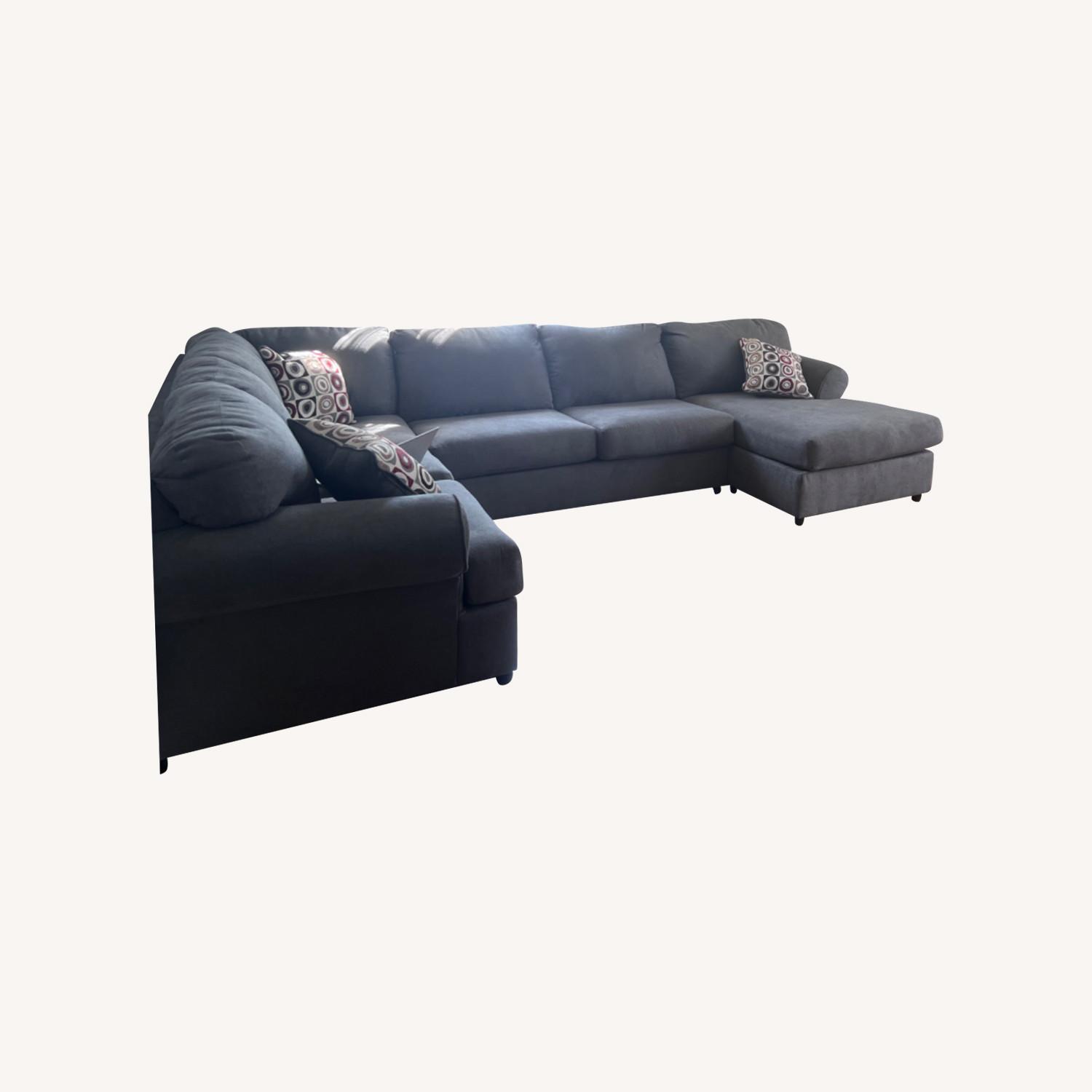 Ashley Furniture Grey Sectional Sofa - image-0