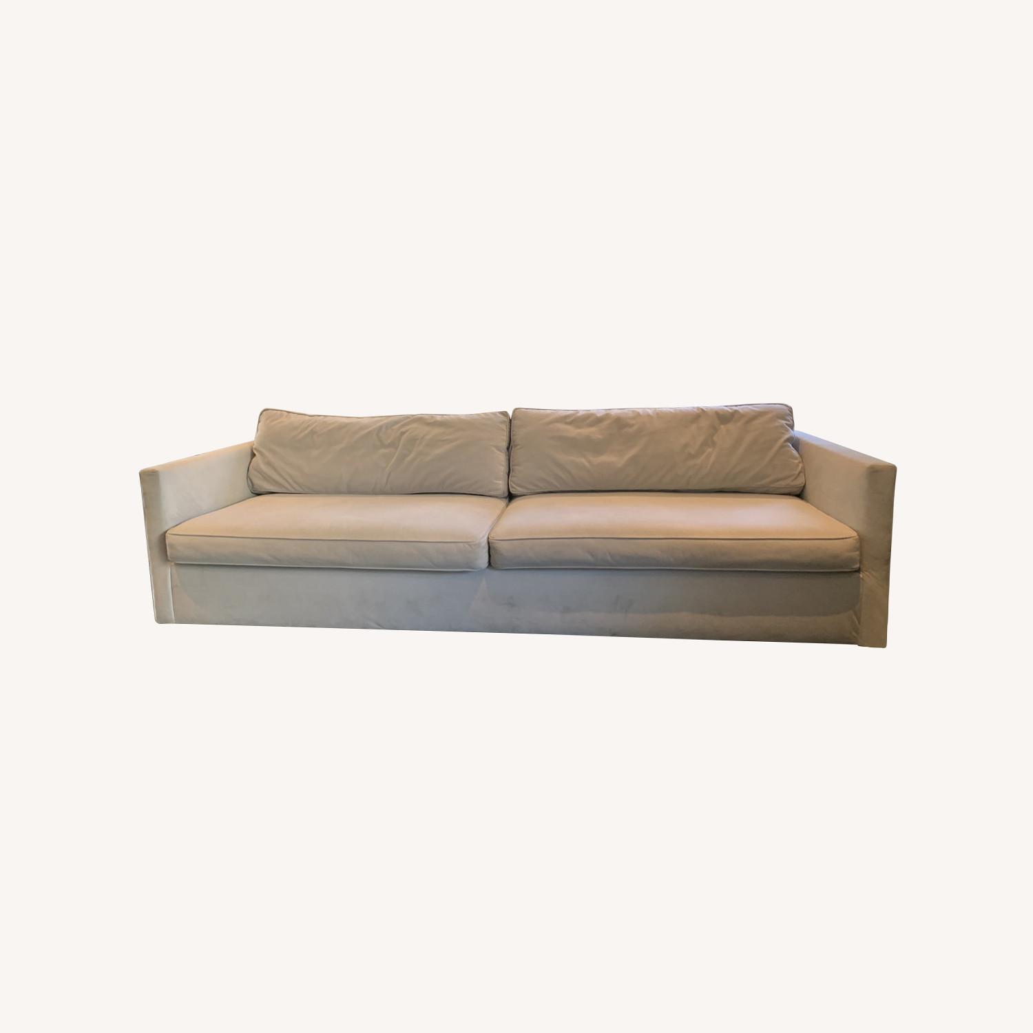 West Elm Dove Grey Sofa - image-0