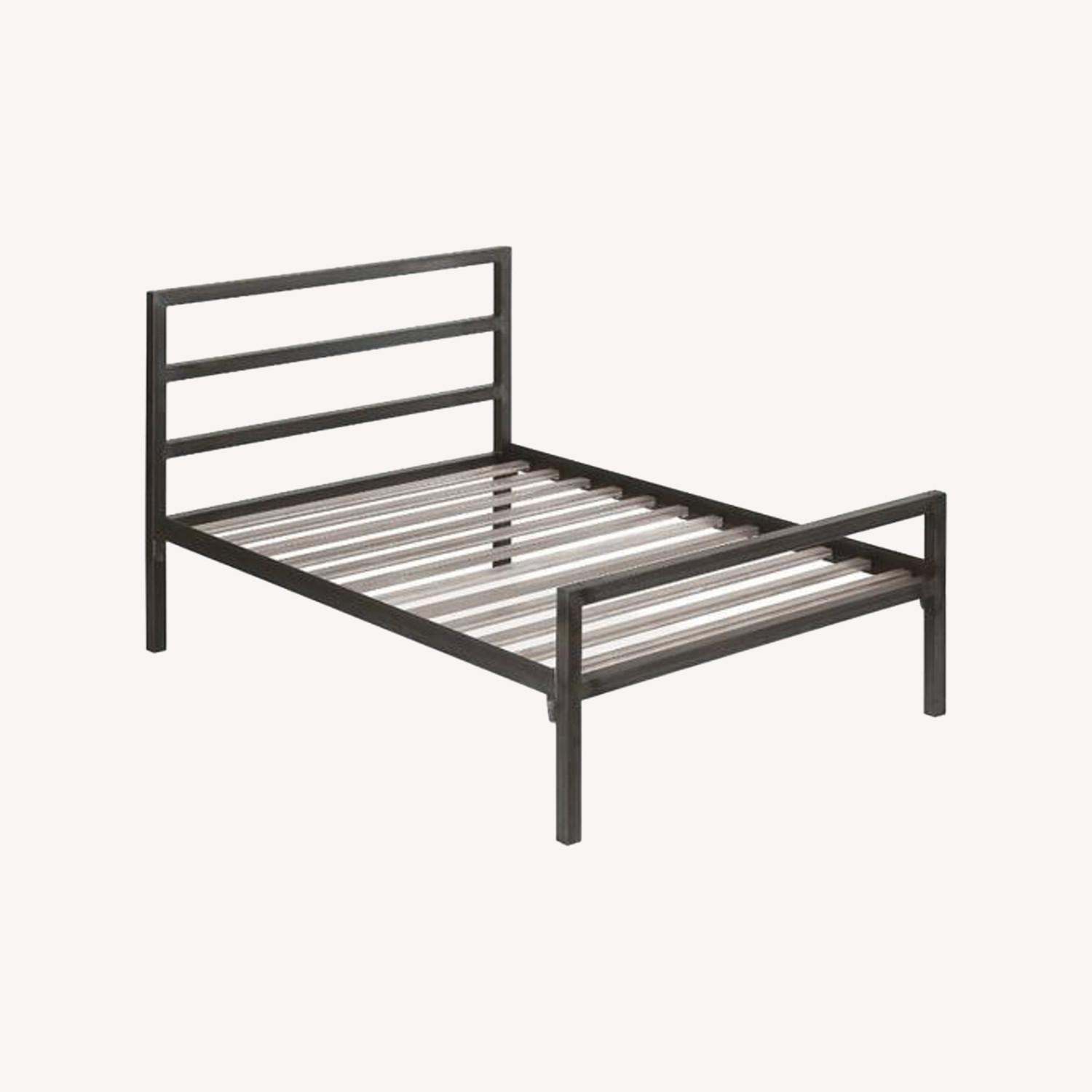 Room & Board Parsons King Frame Natural Steel AptDeco