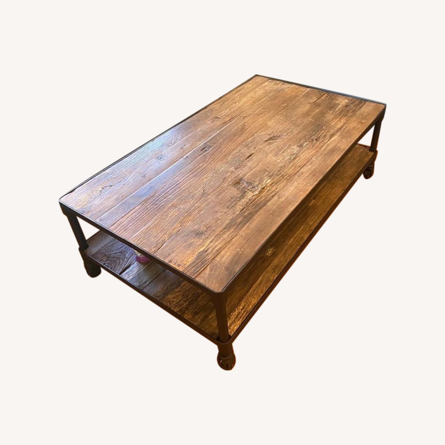 Restoration Hardware Dutch Industrial Coffee Table AptDeco