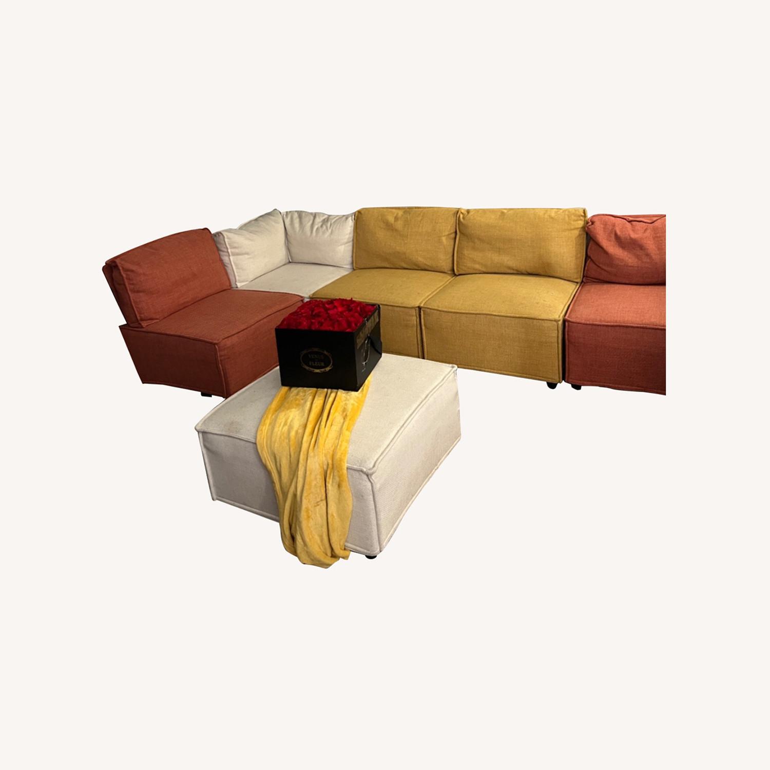 Wayfair Multi Colored Sectional Sofa - image-0