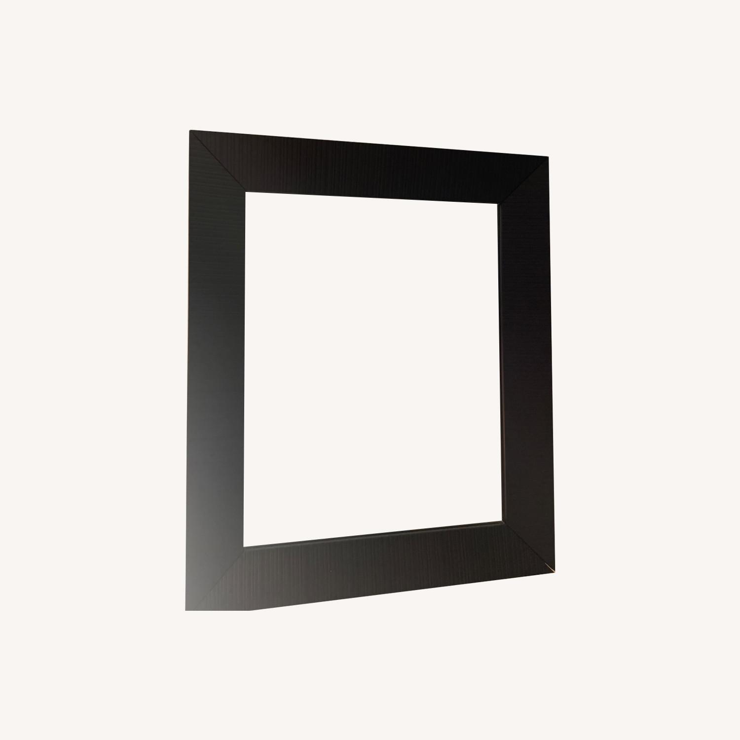 West Elm Black Frame Mirror AptDeco