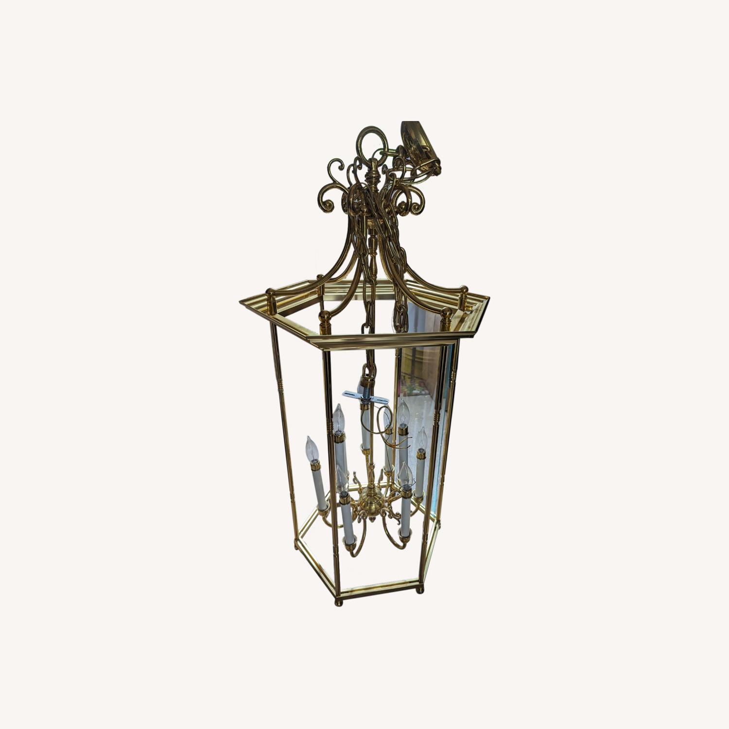 Framburg Brass Chandelier - image-0