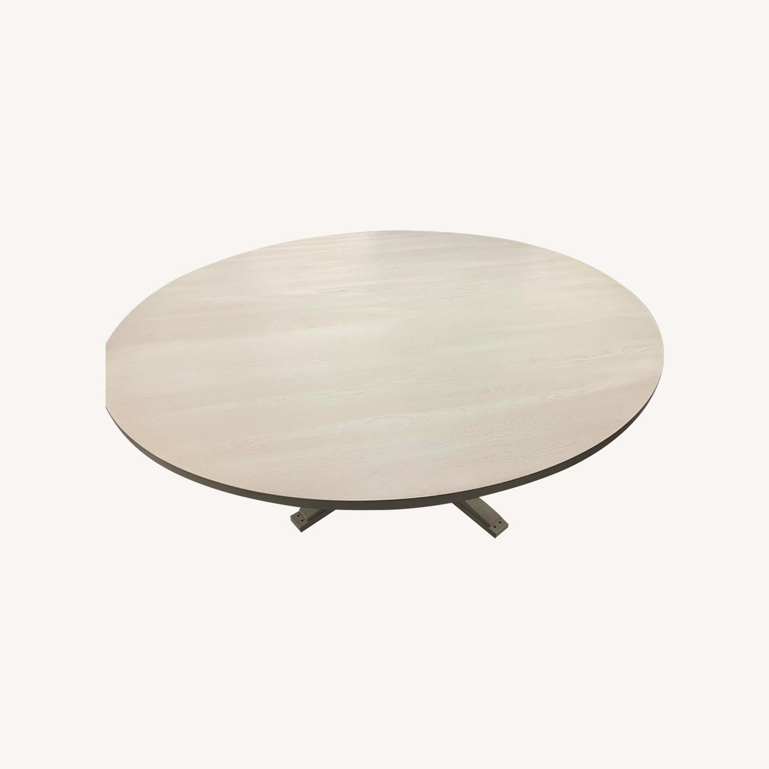Huston & Company 66" Round Pedestal Dining Table - image-0