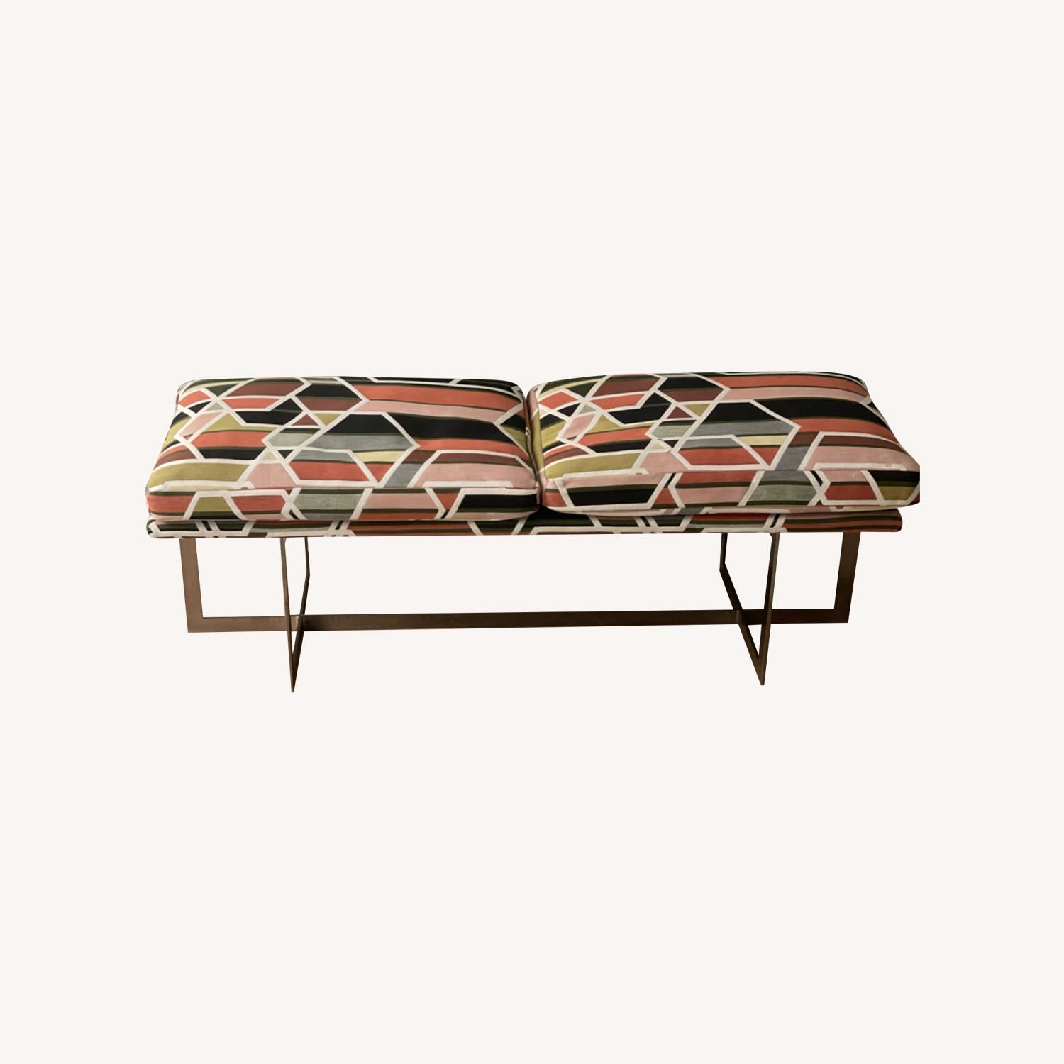 Minotti Bench Reimagined Maharam Agency Fabric - image-0