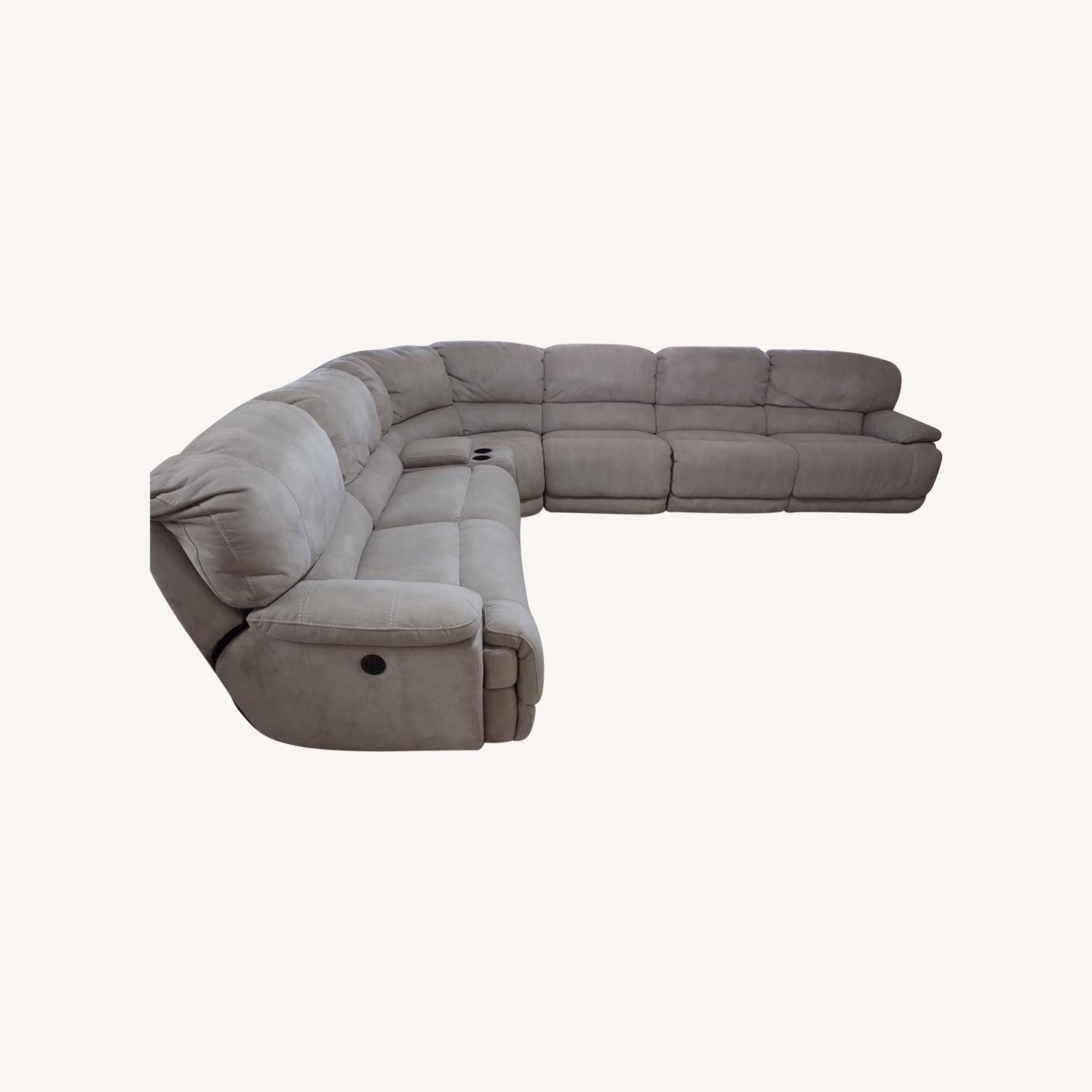 Manwah 7 Piece Power Reclining Sectional Sofa - image-0