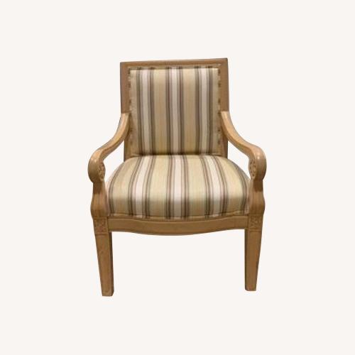 Used Two Bernhardt Striped Chairs for sale on AptDeco