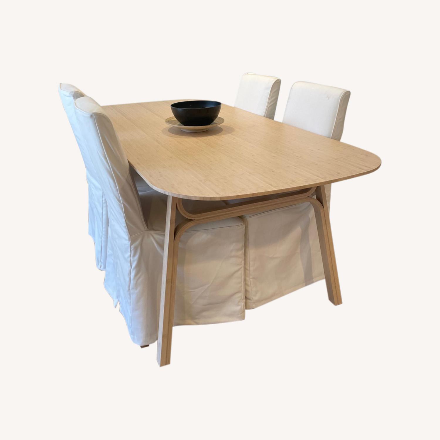 IKEA Light Bamboo Voxlov Dining Table - image-0