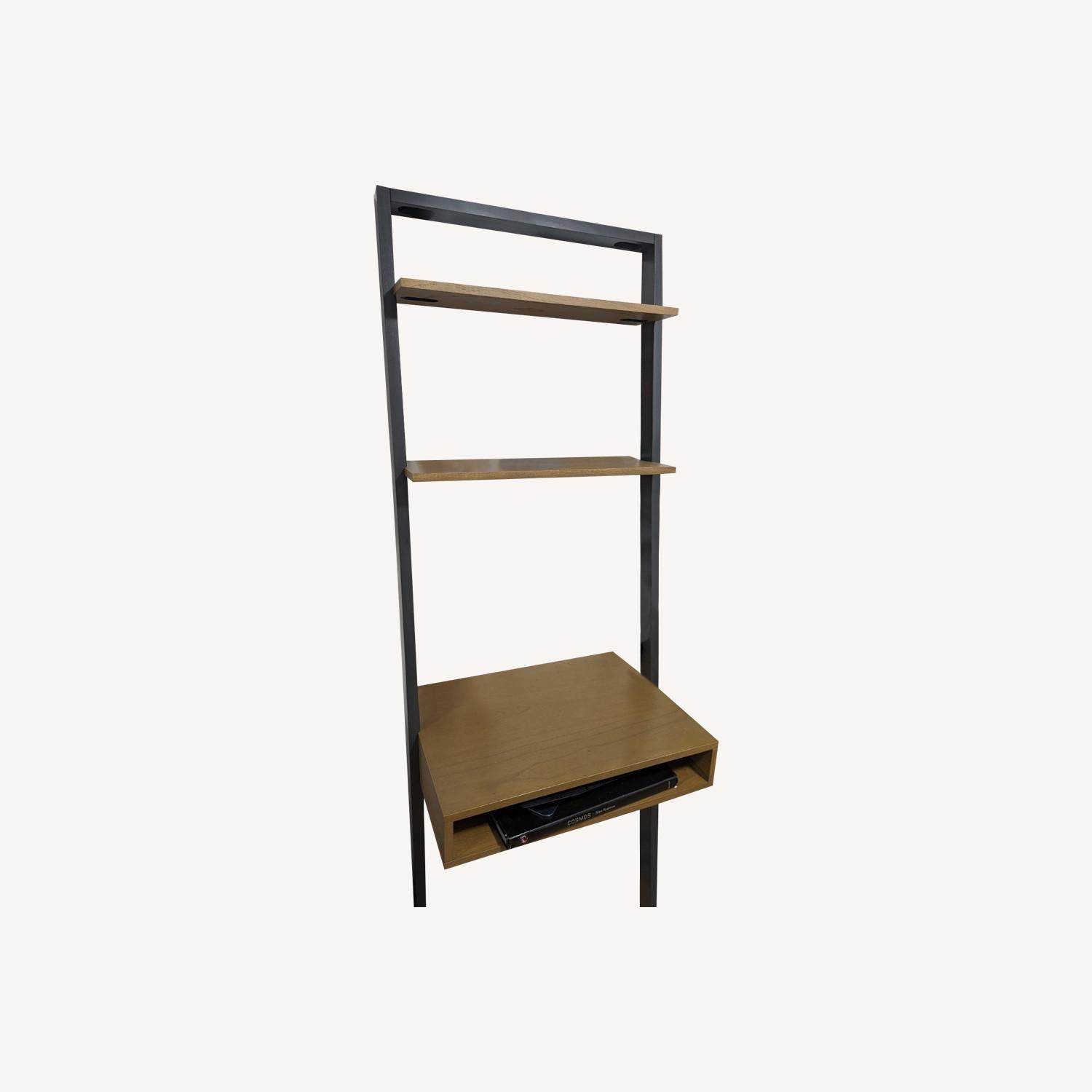 West Elm Ladder Shelf Wall Desk AptDeco