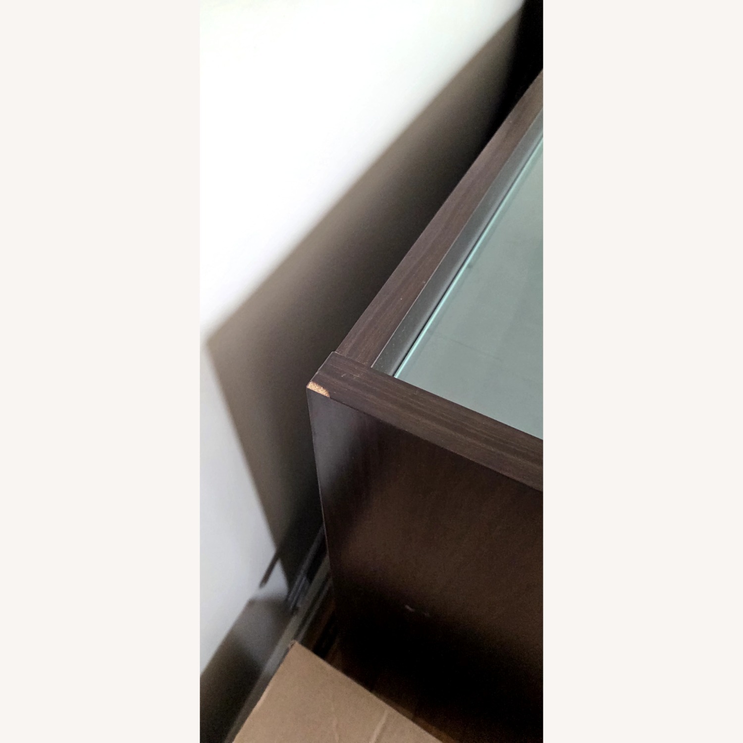 California 6 Drawer Glass Top Mirrored Dresser - image-4