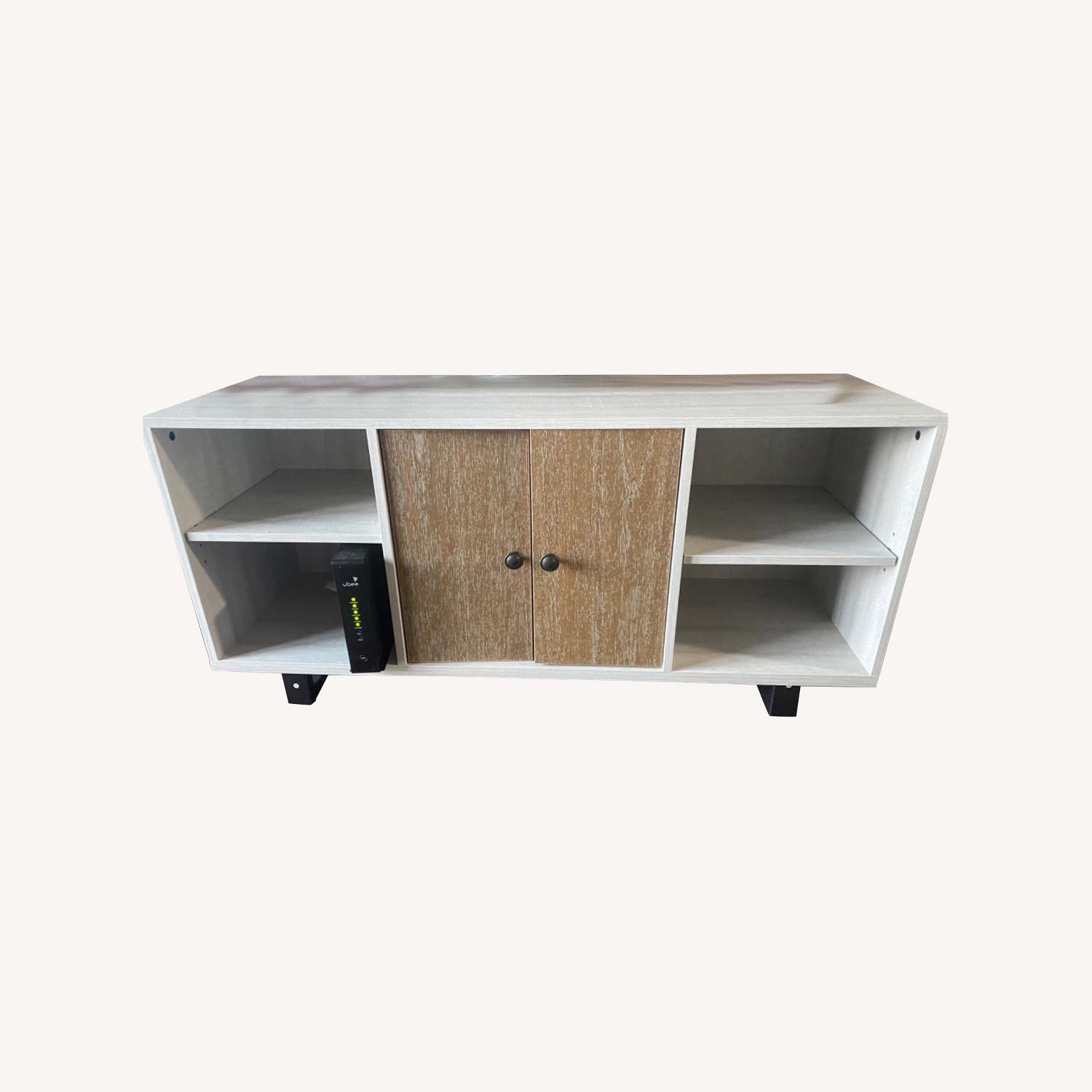 Wayfair Light Grey TV Stand AptDeco