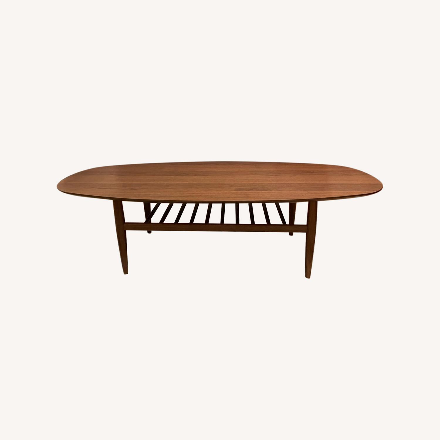 Article Lenia Walnut Coffee Table AptDeco