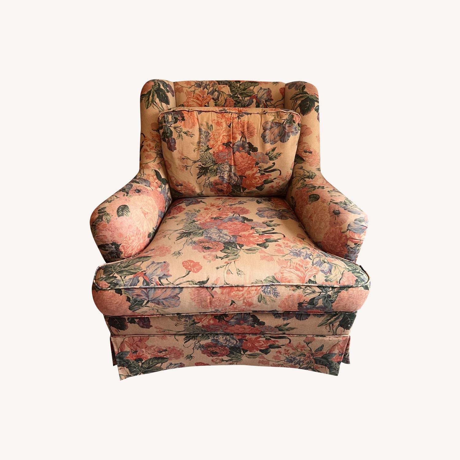Sherrill Floral Club Chair - image-0